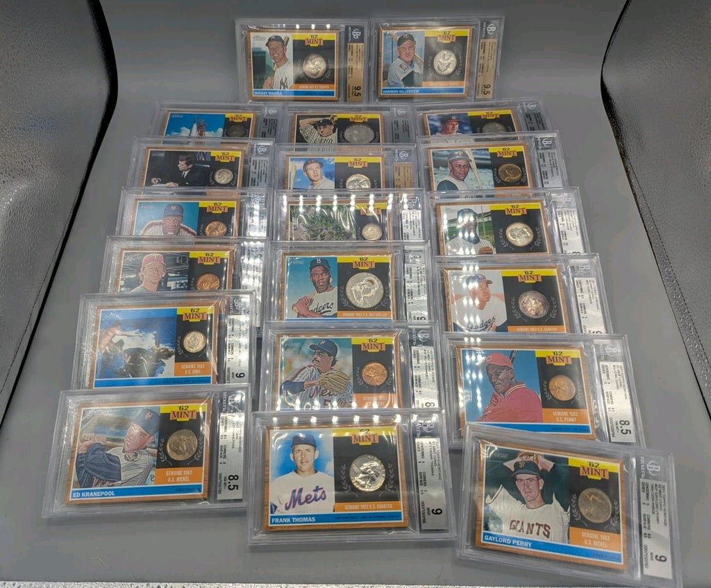 2011 Topps Heritage 62 Mint Coin Complete Set BGS Most Pop 1  (20 Cards)