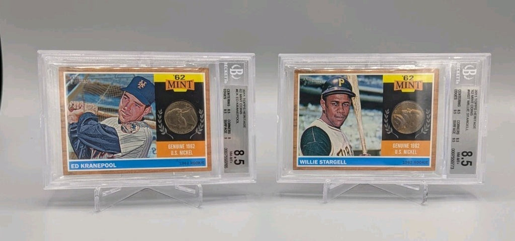 2011 Topps Heritage 62 Mint Coin Complete Set BGS Most Pop 1  (20 Cards)