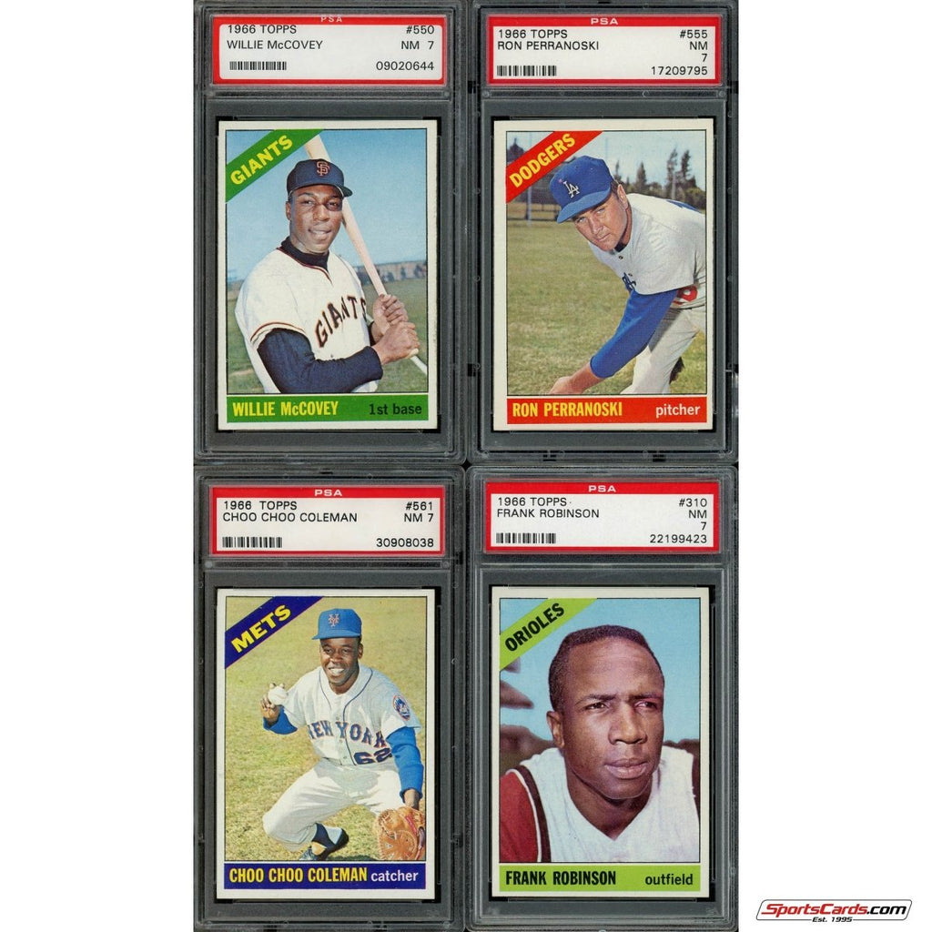 1966 Topps Baseball Complete Graded Set Break - (1) PSA 7 or Better Graded Card Per Box!