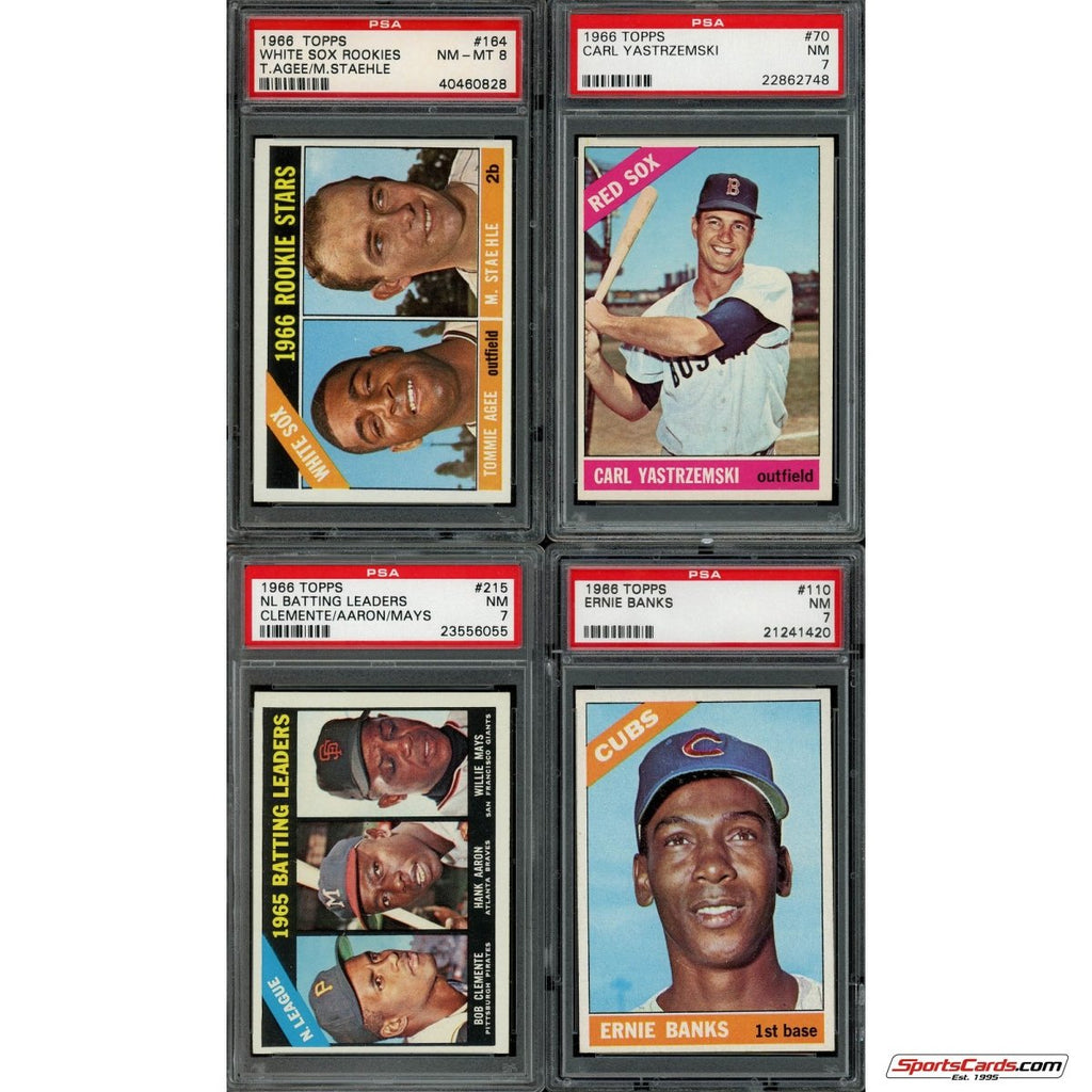 1966 Topps Baseball Complete Graded Set Break - (1) PSA 7 or Better Graded Card Per Box!
