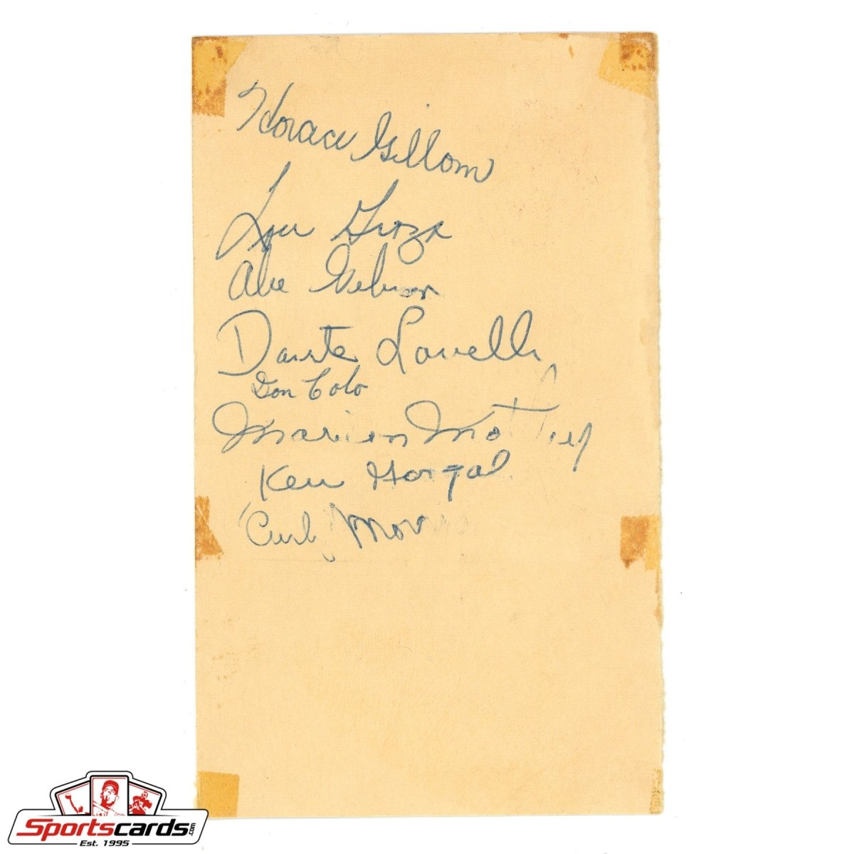 1954 Cleveland Browns Team Autographed Signed GPC NFL Champs!