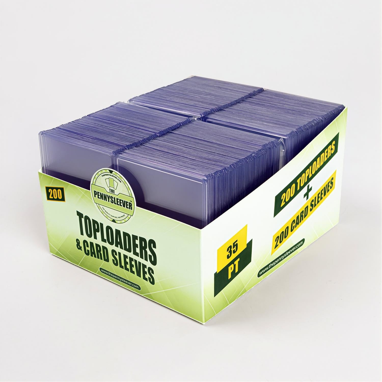 35 pt Toploader (200 count) with Sleeves COMBO Packs