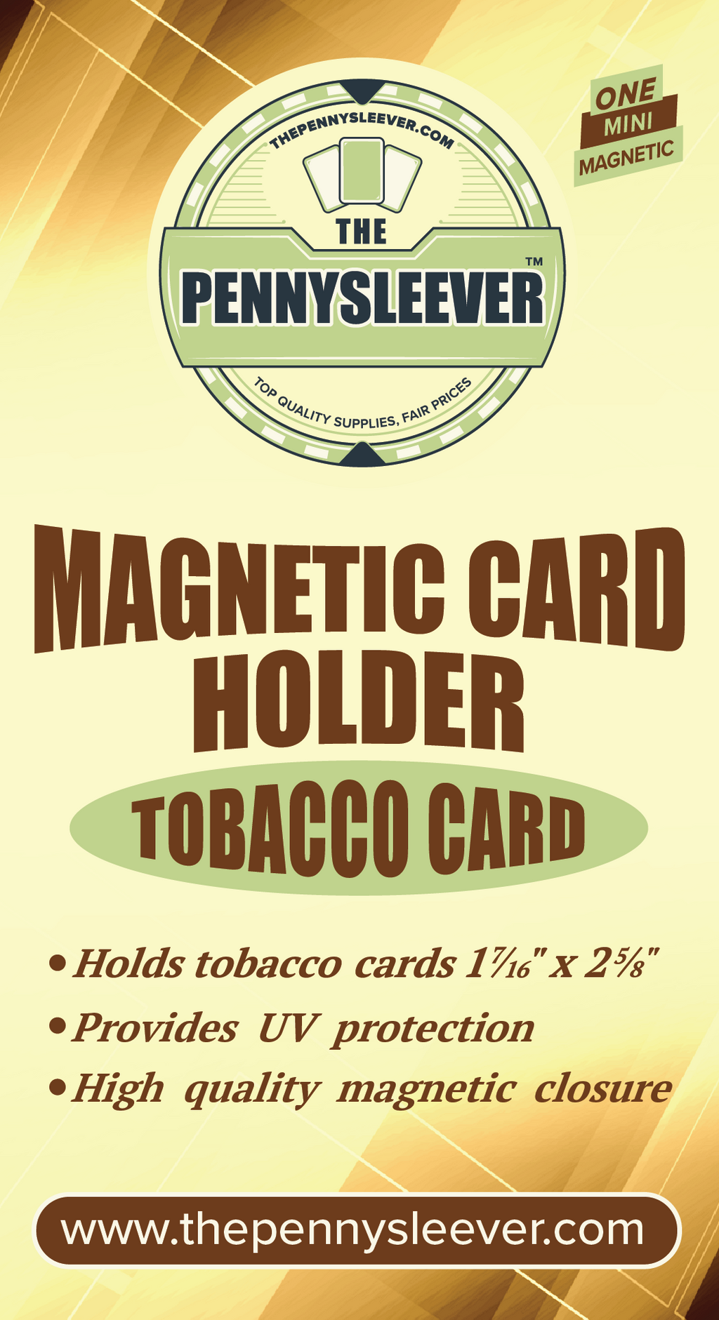 Vintage Magnetic Card Holder