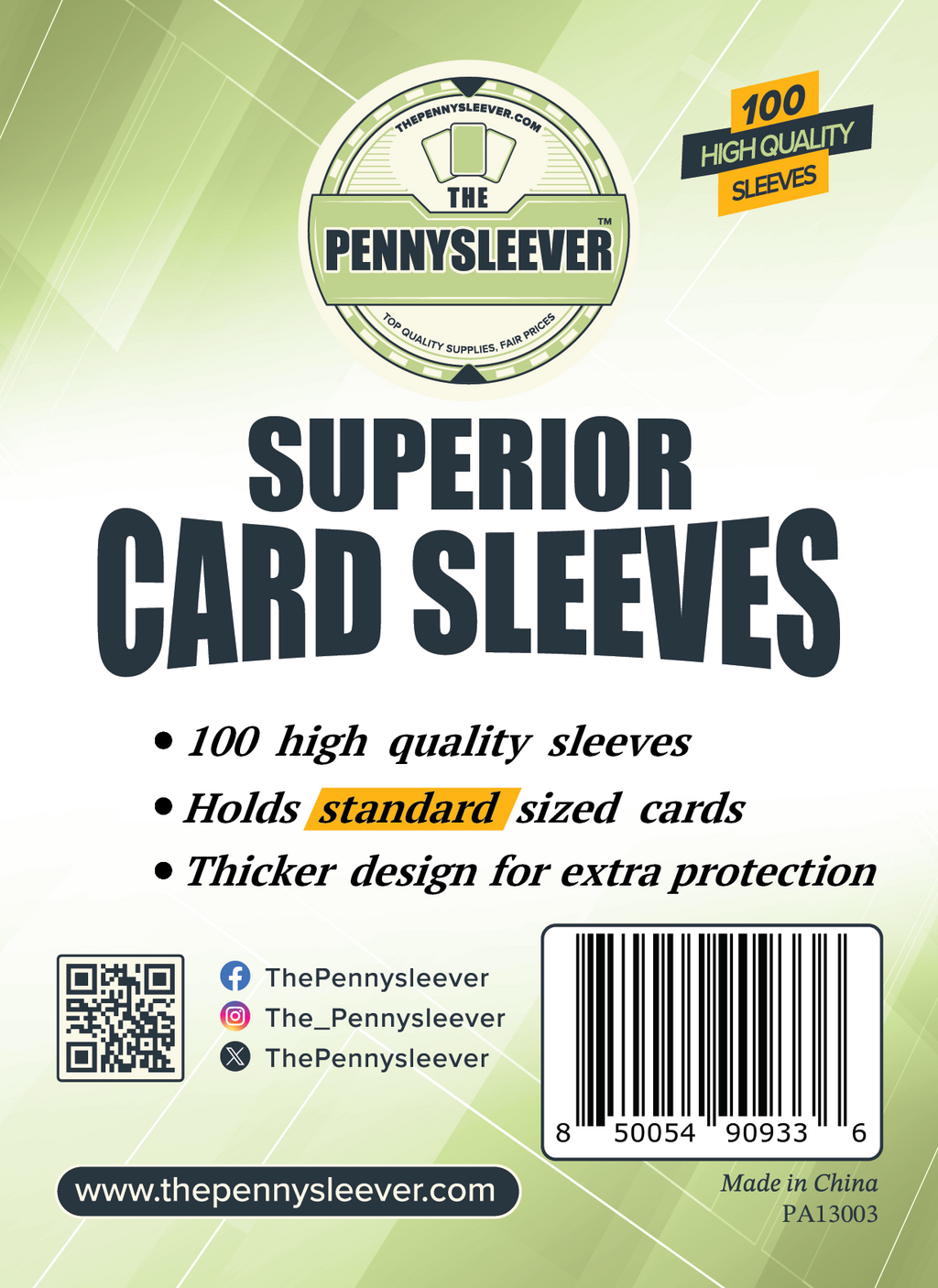 Superior Card Sleeves (100 count)