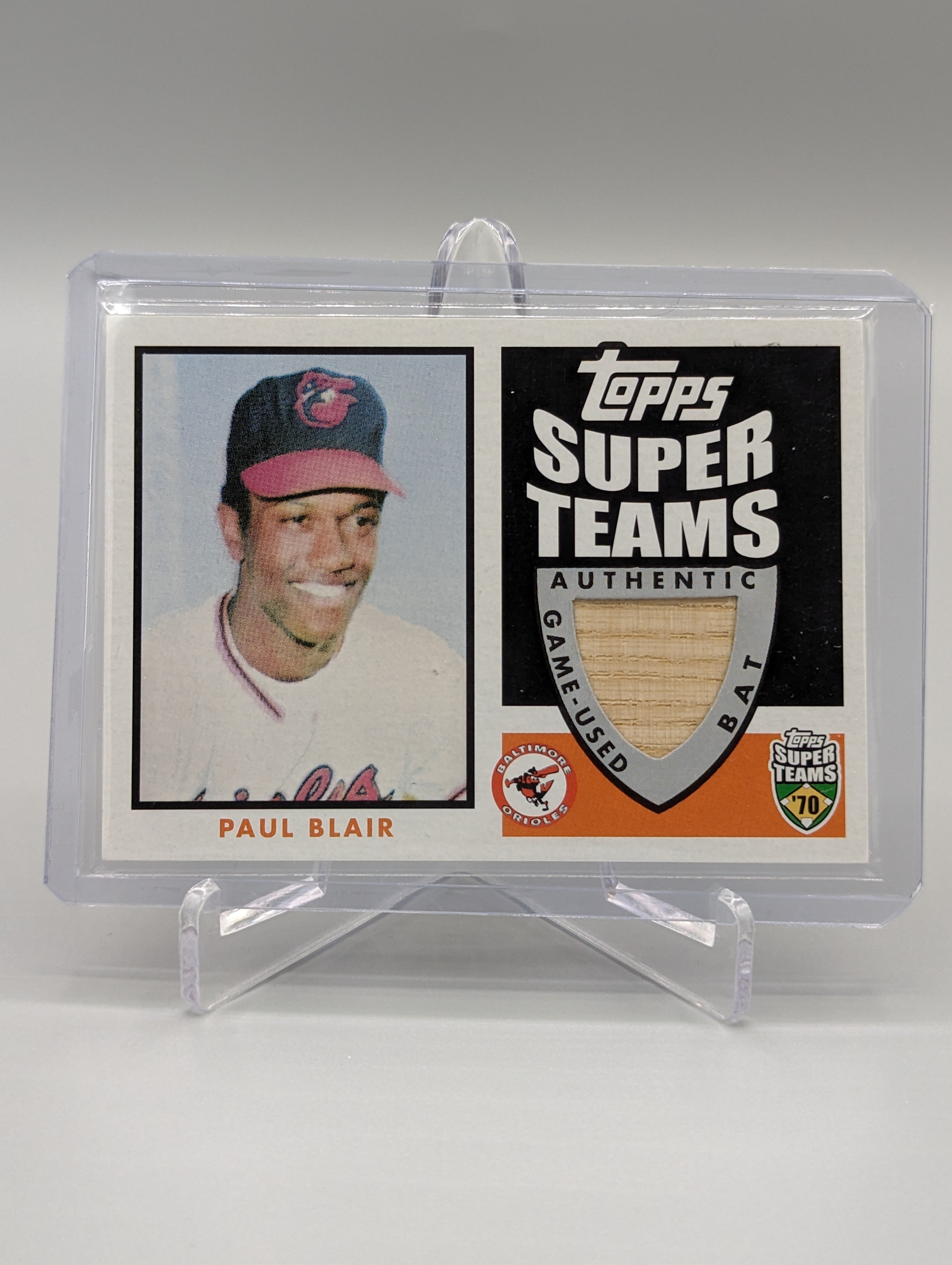 2002 Topps Super Teams Game Used #STR-PB Paul Blair Orioles