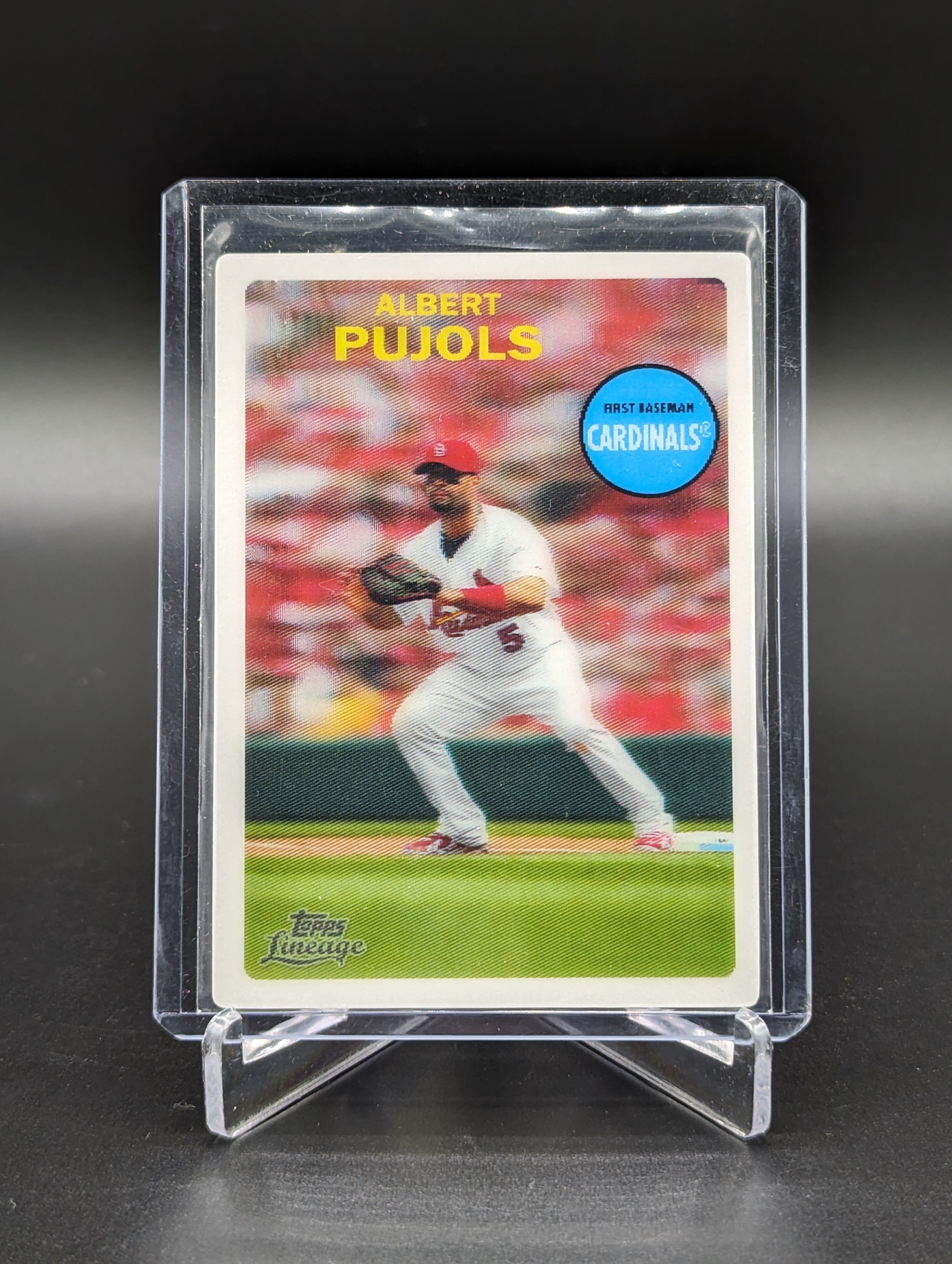 2011 Topps Lineage 3D Albert Pujols Cardinals