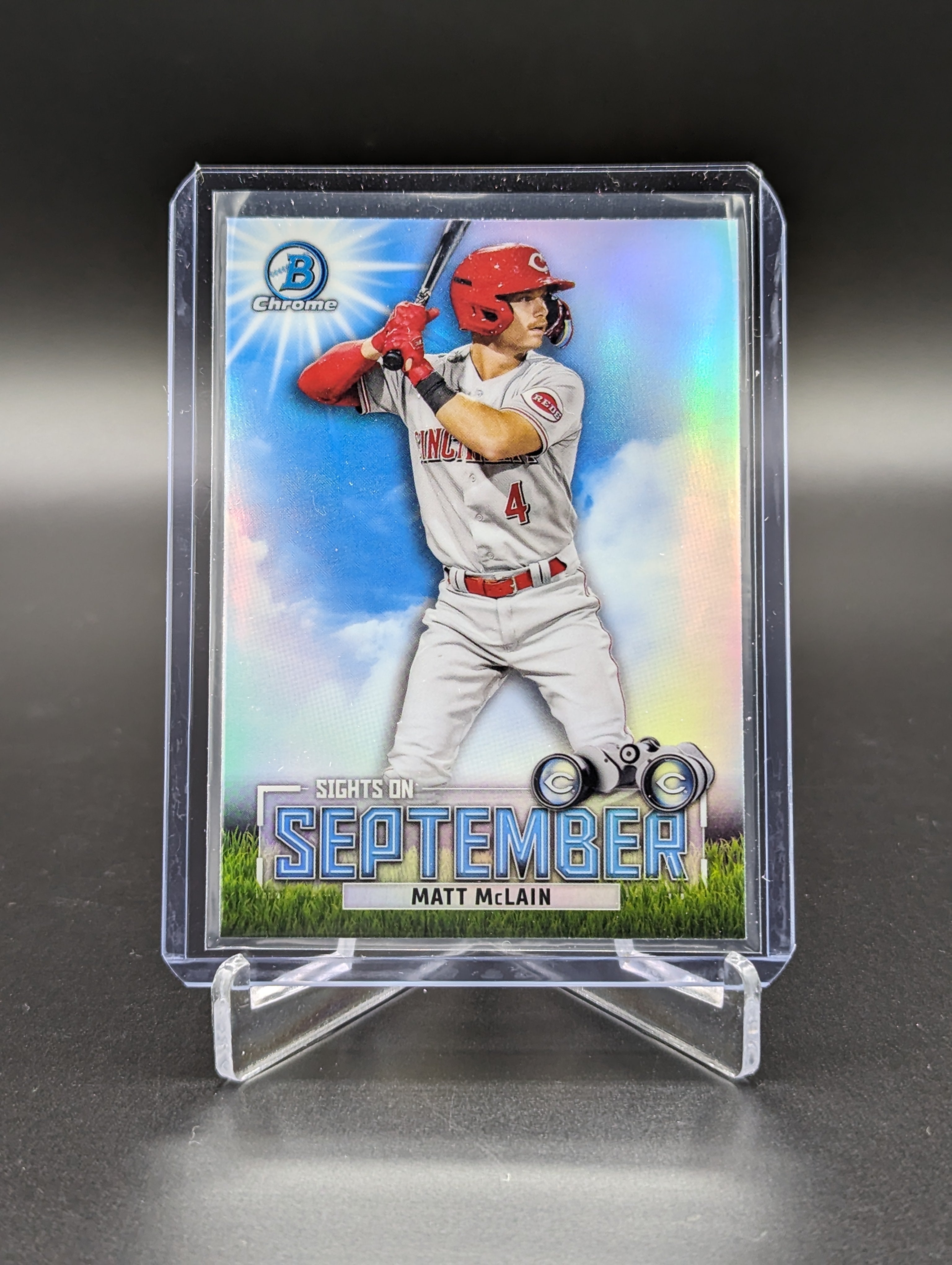 2023 Bowman Chrome Sights On September #SOS-8 Matt McLain Reds