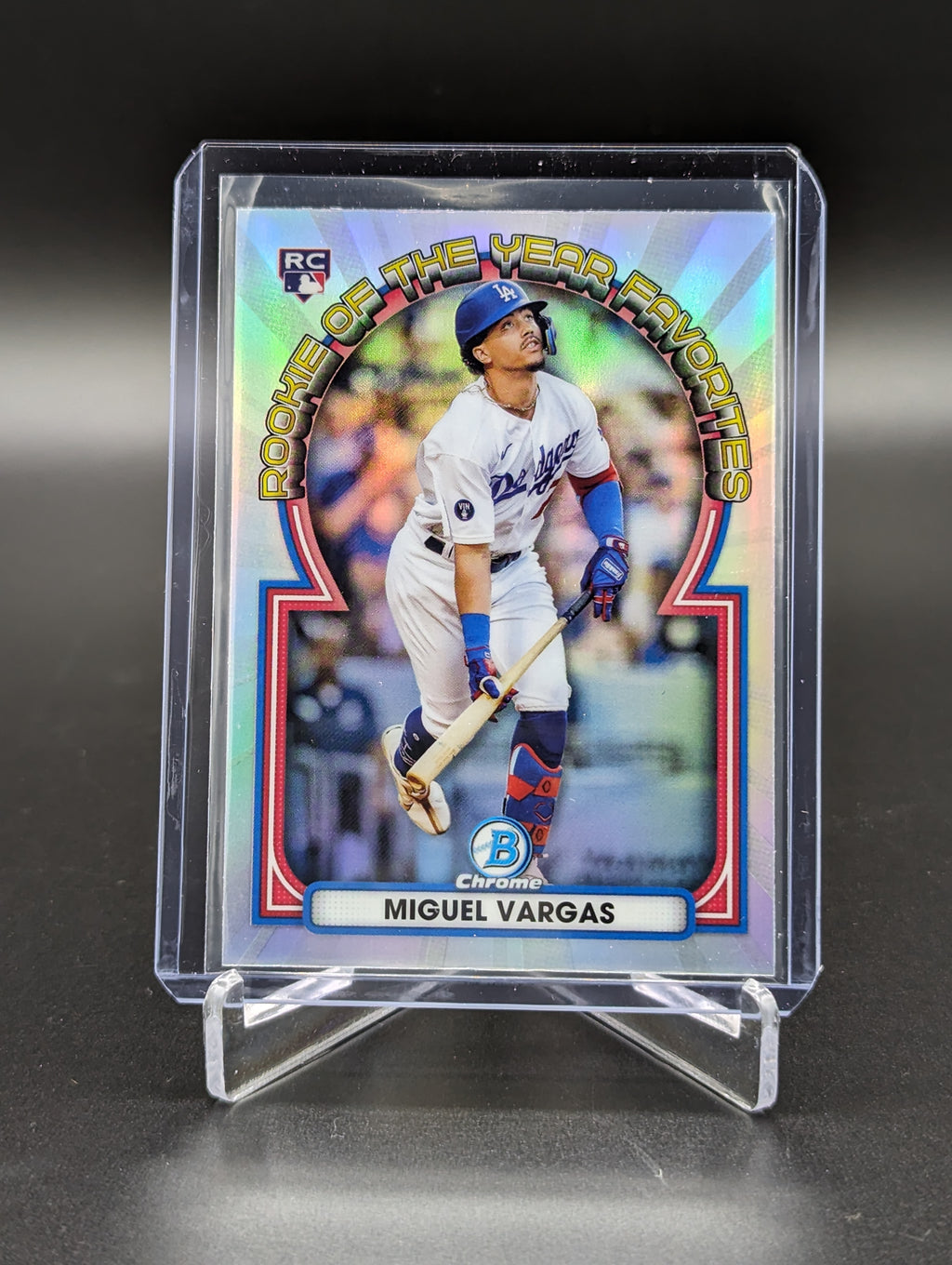 2023 Bowman Chrome ROY Favorites #ROYF-12 Miguel Vargas RC Red Sox (2 Card Lot)
