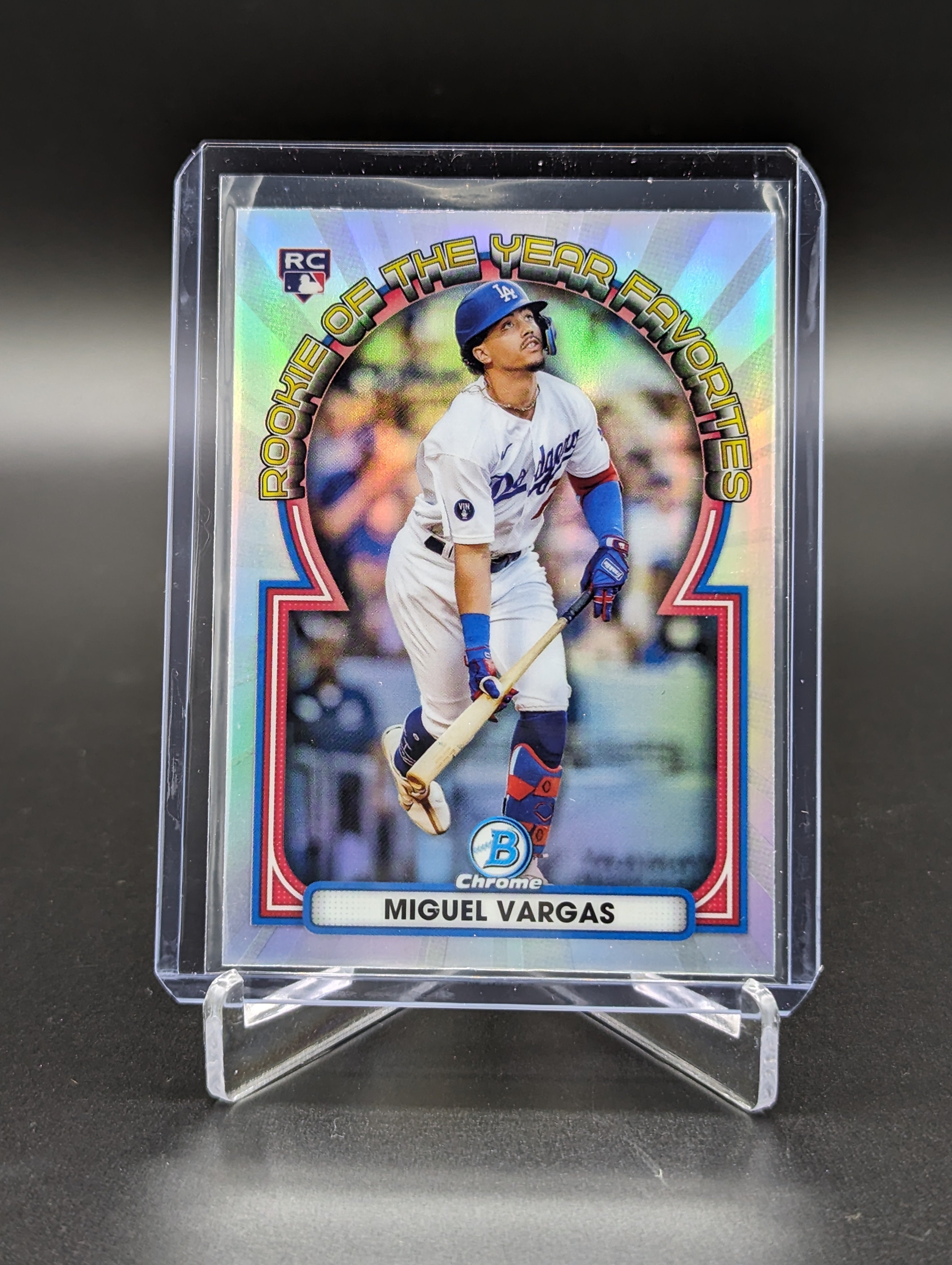 2023 Bowman Chrome ROY Favorites #ROYF-12 Miguel Vargas RC Red Sox (2 Card Lot)