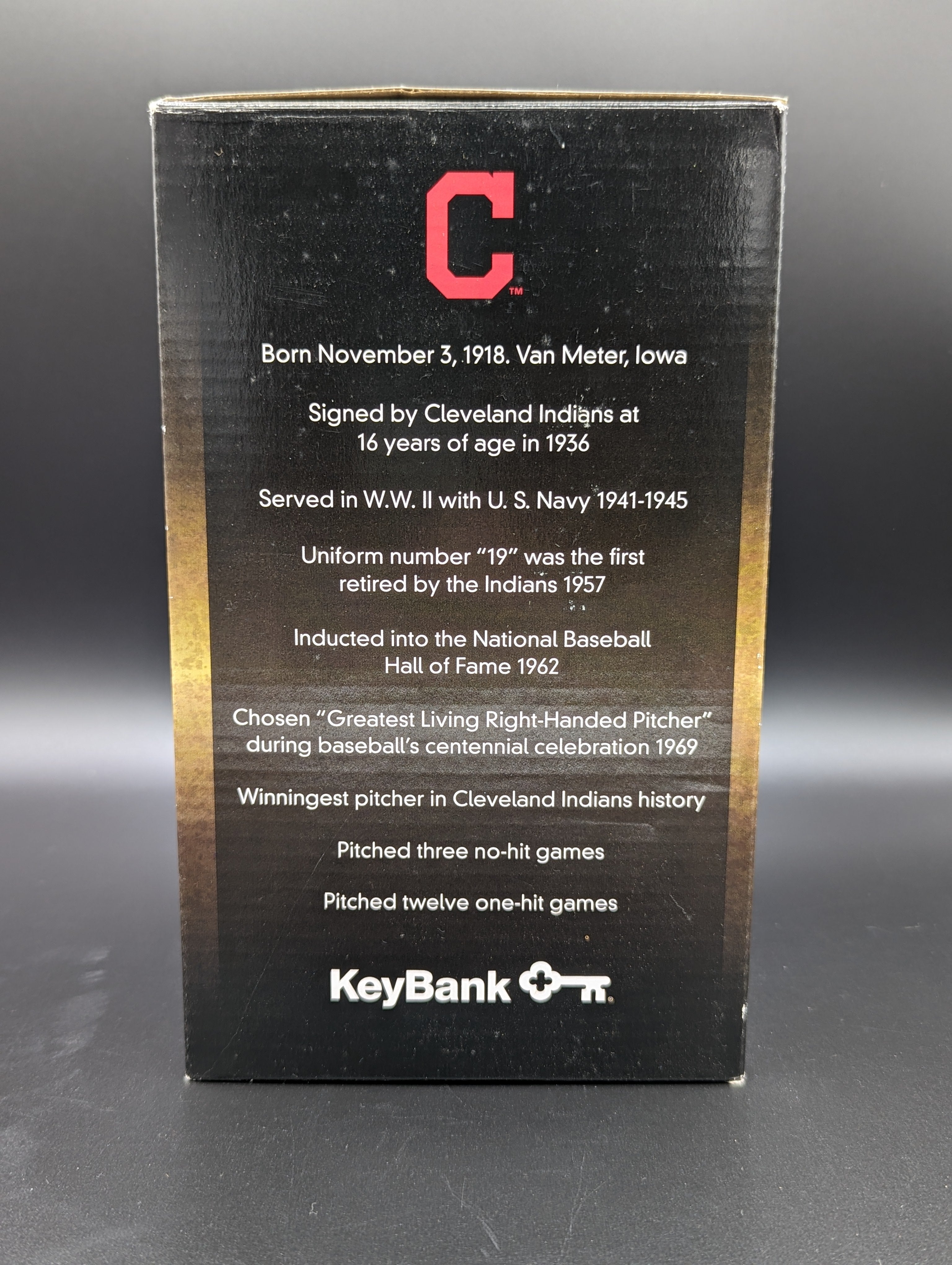 Cleveland Indians Stadium Giveaway SGA Bob Feller Statue New In Box
