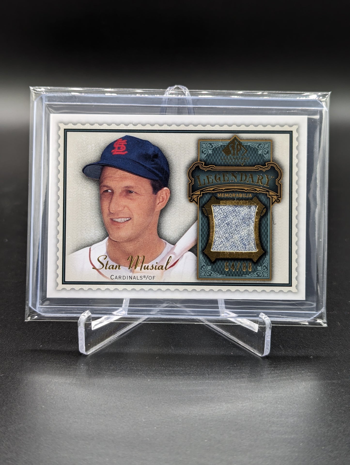 2009 SP Legendary Game Used #LM-SM2 Stan Musial #/88 Cardinals