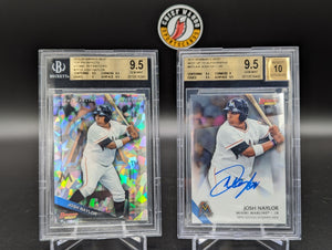 2015 Bowman's Best Josh Naylor BGS 9.5 Guardians Mariners