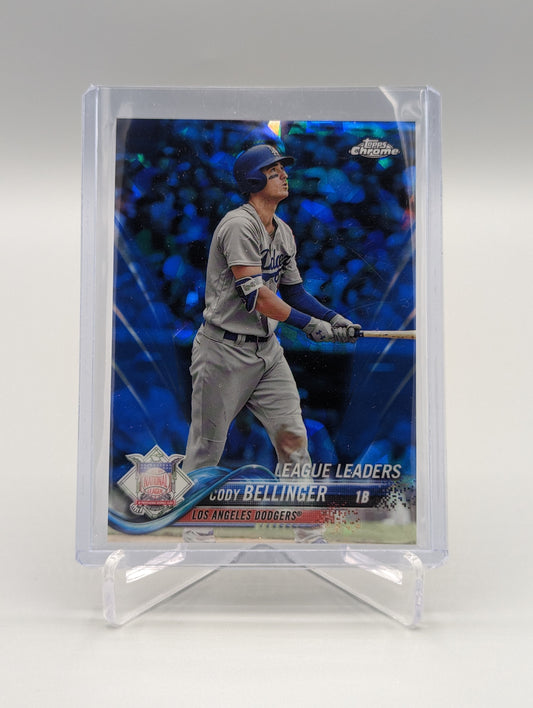 2018 Topps Chrome Sapphire #114 Cody Bellinger Dodgers