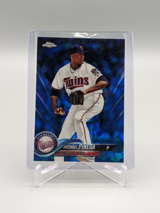 2018 Topps Chrome Sapphire #602 Michael Pineda Twins