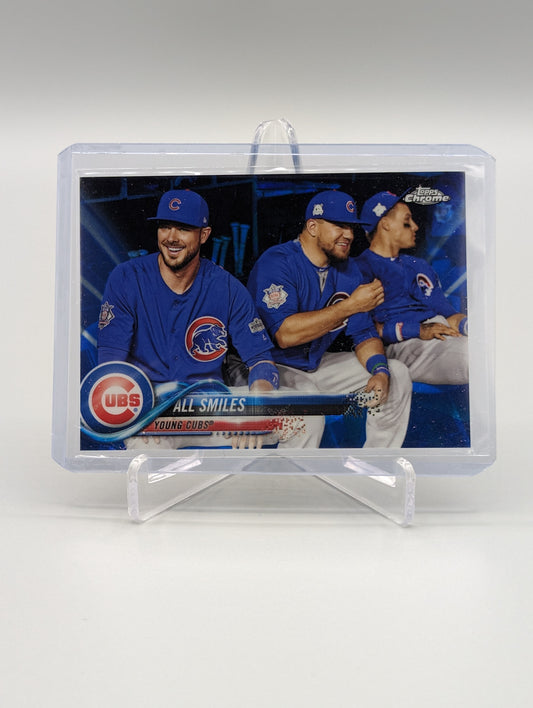 2018 Topps Chrome Sapphire #529 All Smiles Kris Bryant Cubs