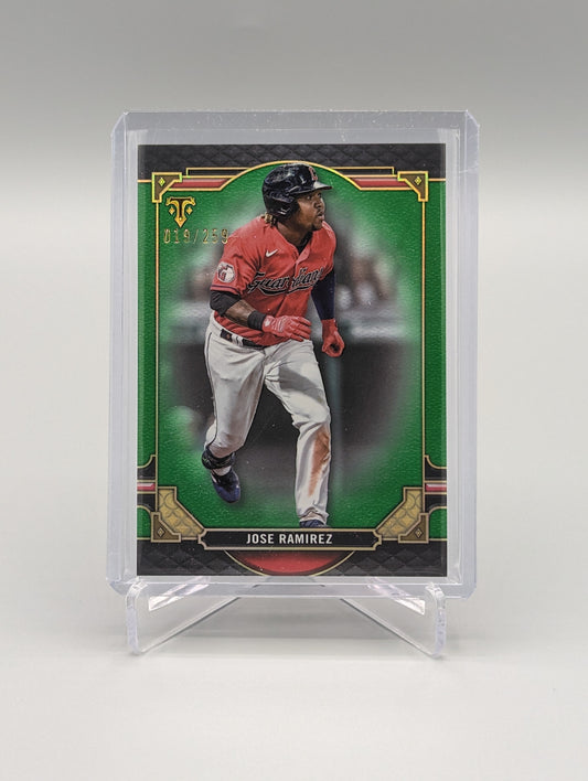 2022 Topps Triple Threads Emerald #85 Jose Ramirez Guardians #/259