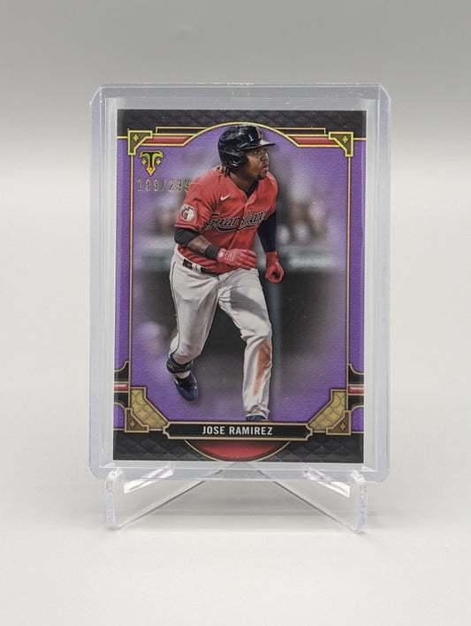 2022 Topps Triple Threads Amethyst #85 Jose Ramirez Guardians #/299