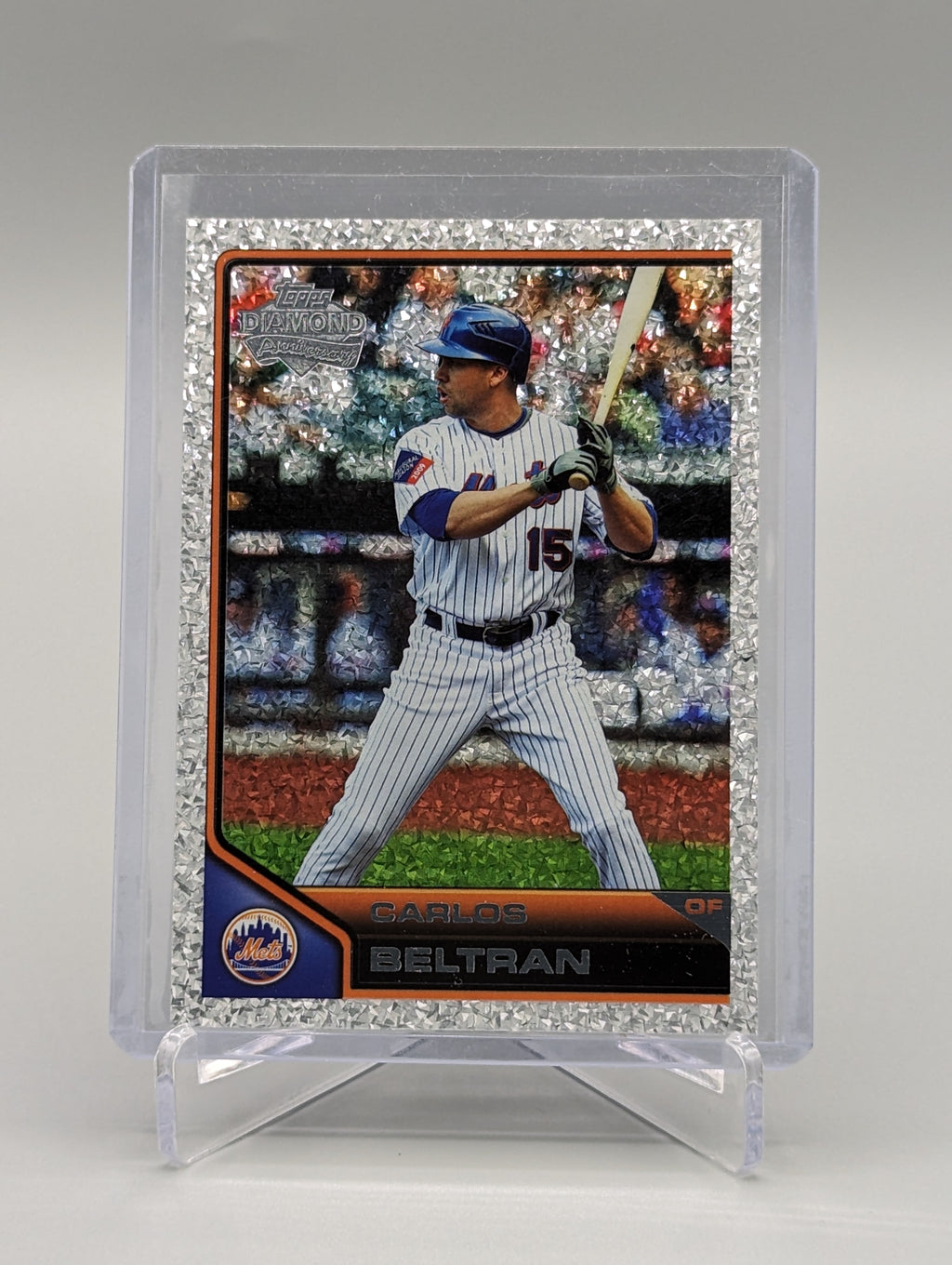 2011 Topps Lineage Diamond Anniversary Platinum Refractor #6 Carlos Beltran Mets