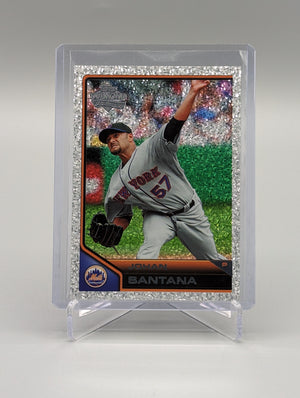 2011 Topps Lineage Diamond  Platinum Refractor #22 Johan Santana Mets