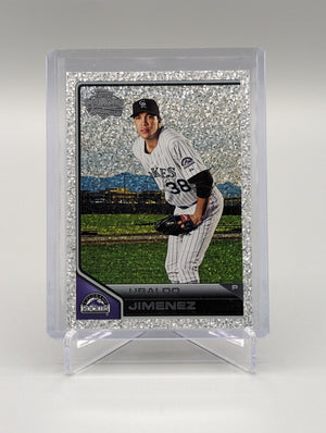 2011 Topps Lineage Diamond Platinum Refractor #63 Ubaldo Jimenez Rockies
