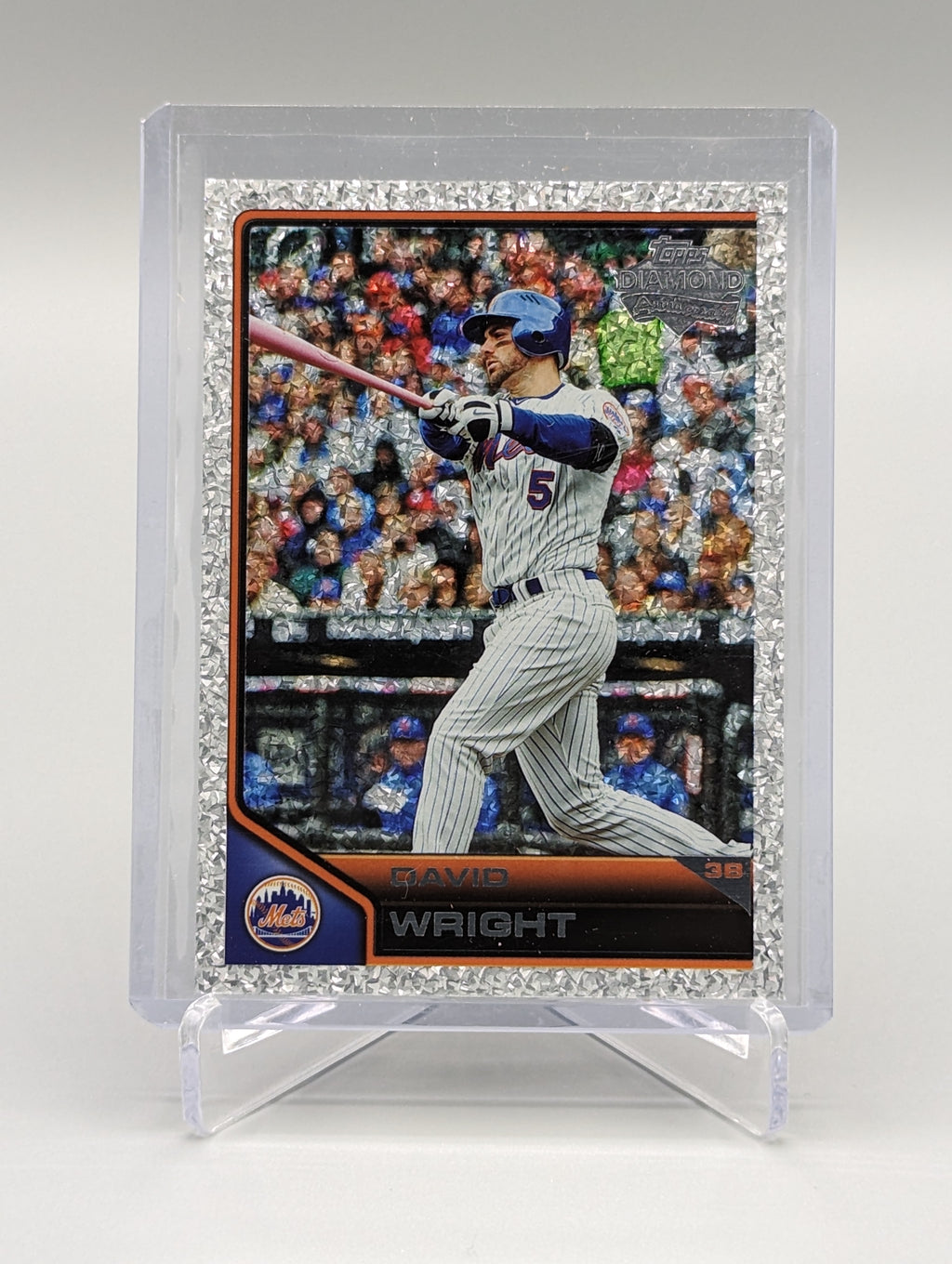 2011 Topps Lineage Diamond Anniversary Platinum Refractor #77 David Wright Mets