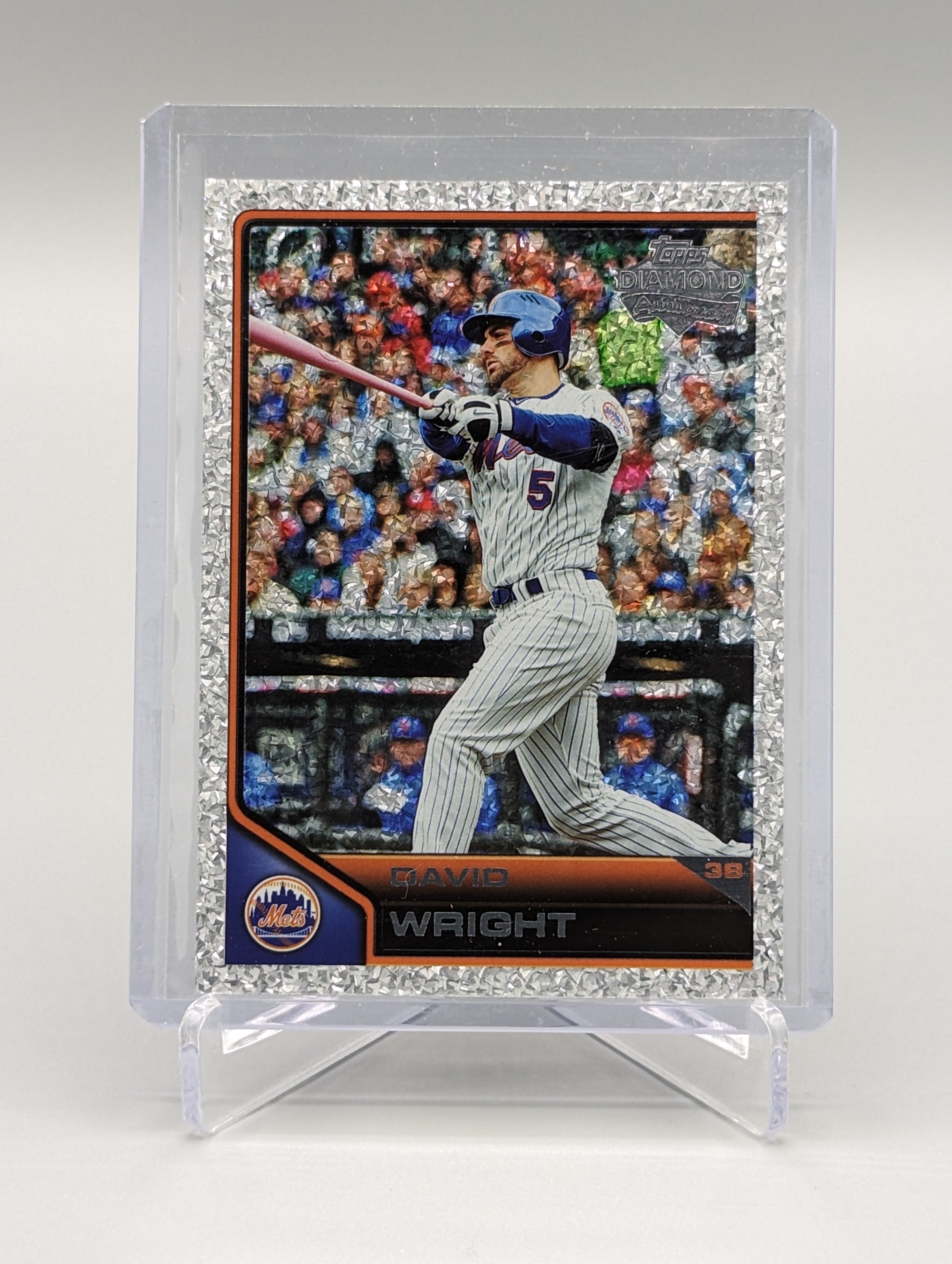 2011 Topps Lineage Diamond Anniversary Platinum Refractor #77 David Wright Mets
