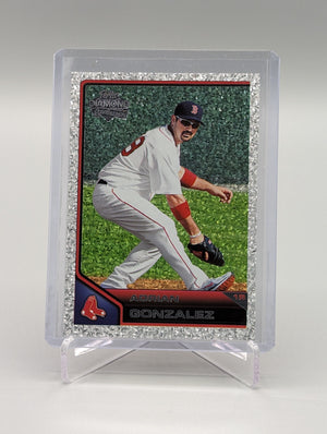 2011 Topps Lineage Diamond Platinum Refractor #145 Adrian Gonzalez Red Sox