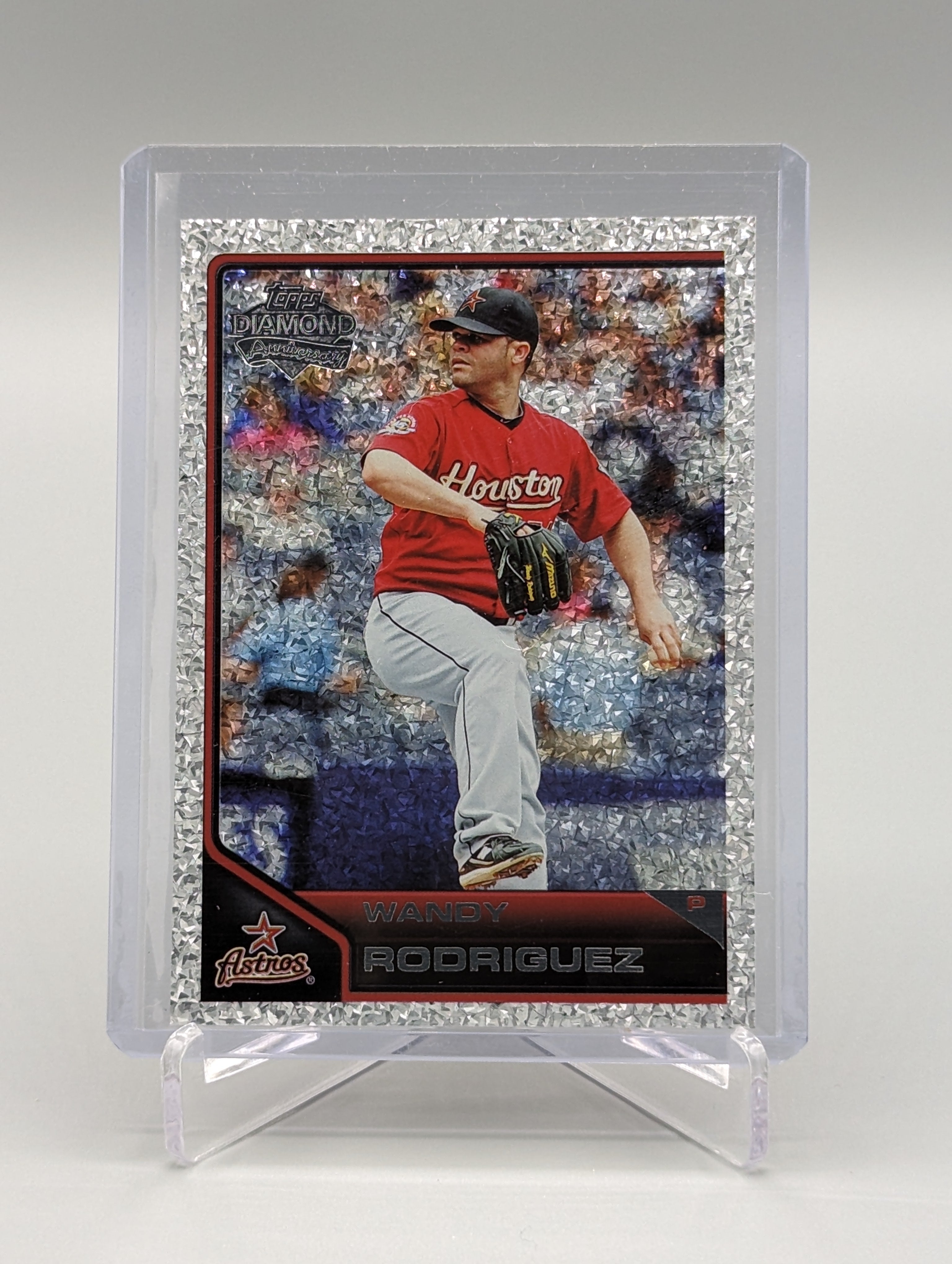 2011 Topps Lineage Diamond Anniversary Platinum Refractor #157 Wandy Rodriguez Astros