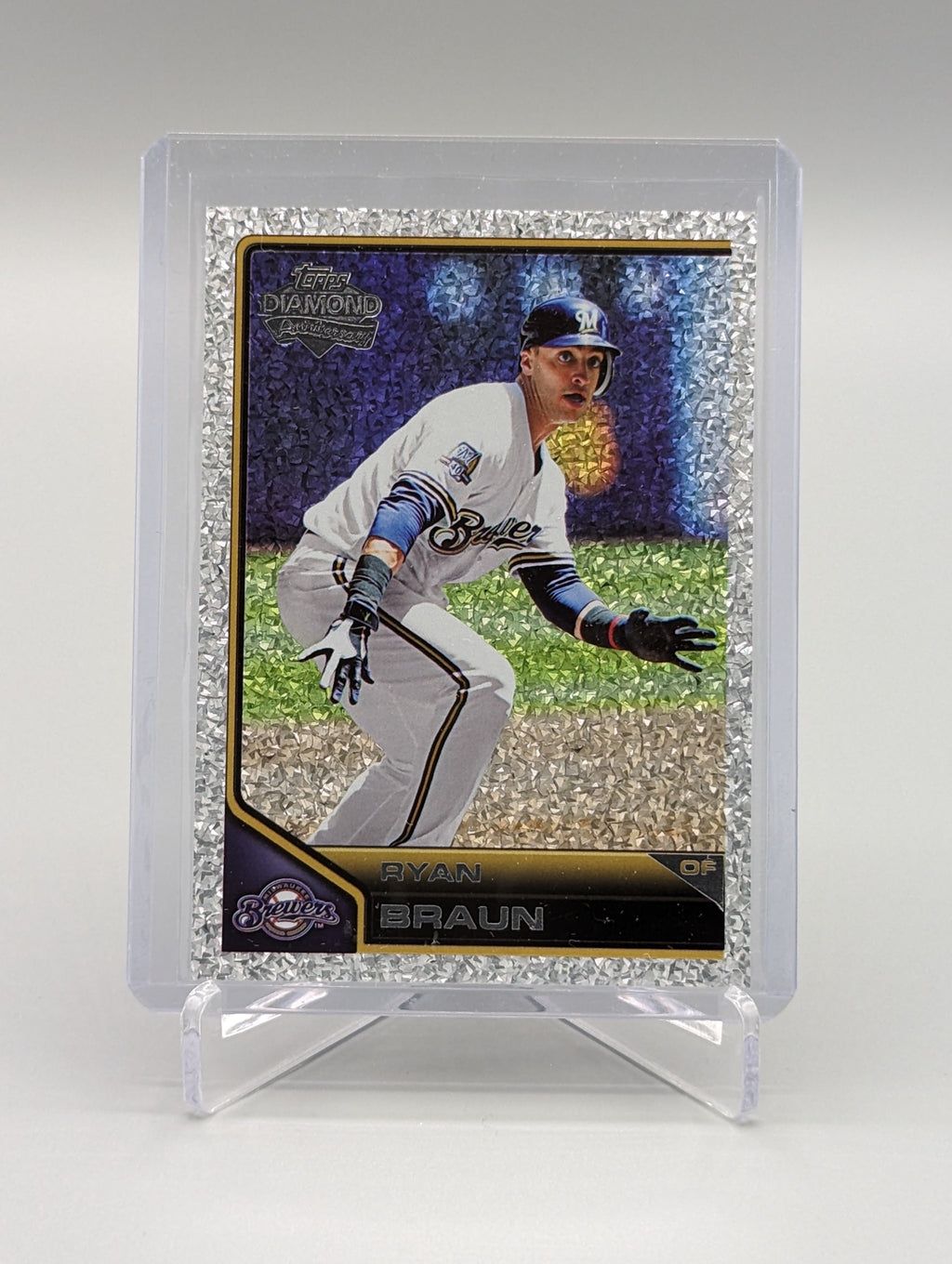 2011 Topps Lineage Diamond Anniversary Platinum Refractor #147 Ryan Braun Brewers