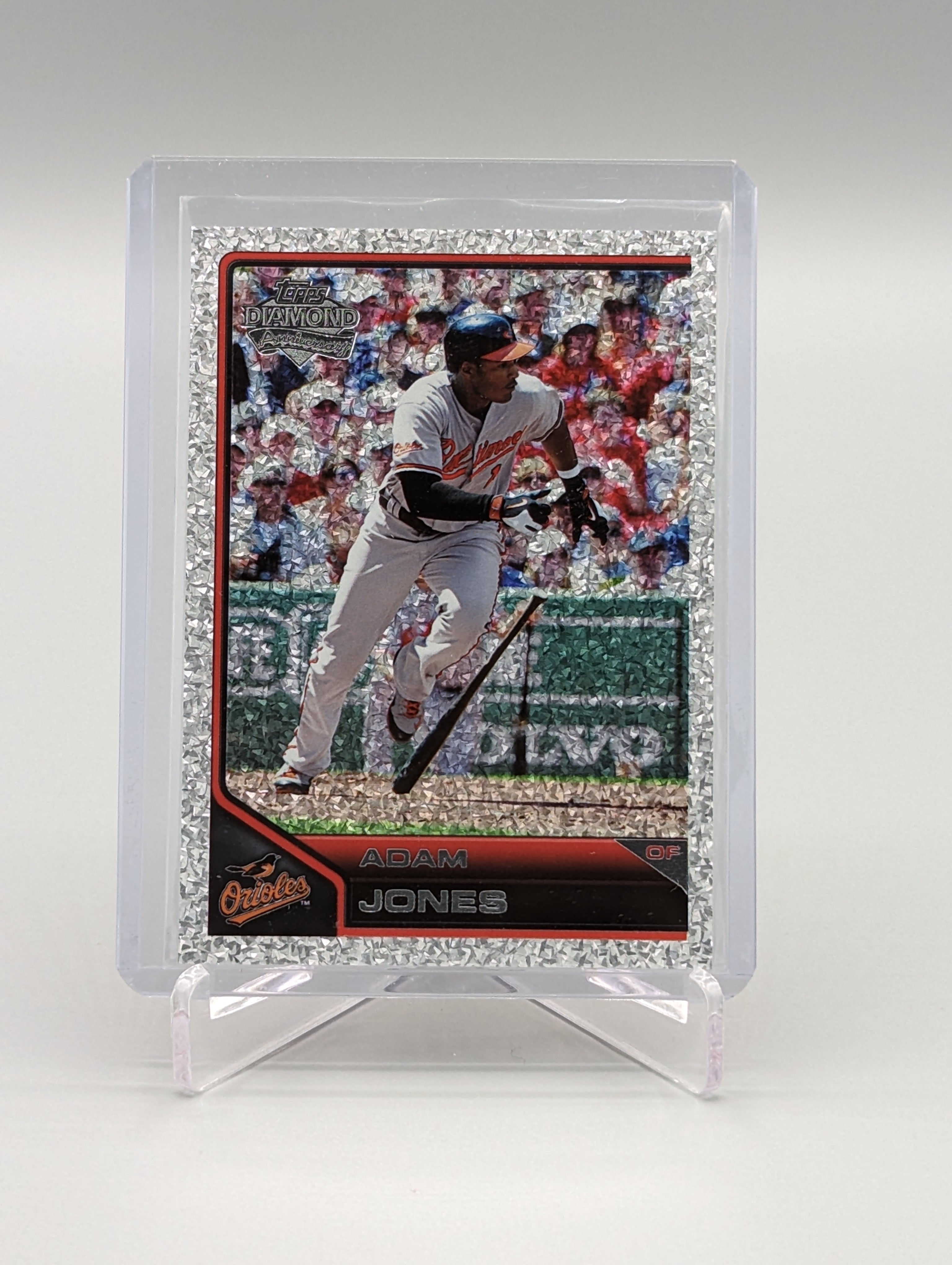2011 Topps Lineage Diamond Anniversary Platinum Refractor #174 Adam Jones Orioles