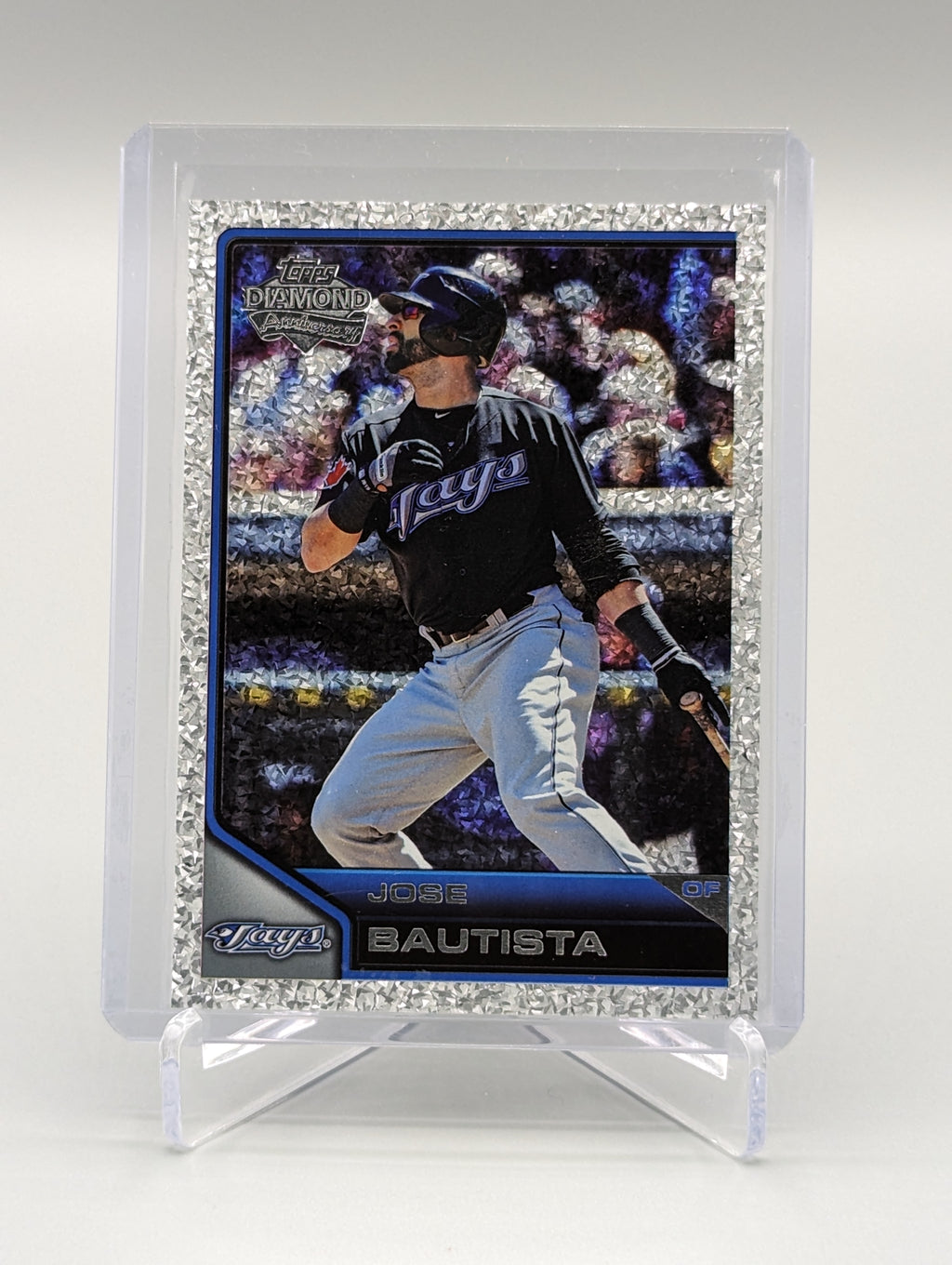 2011 Topps Lineage Diamond Anniversary Platinum Refractor #172 Jose Bautista Blue Jays