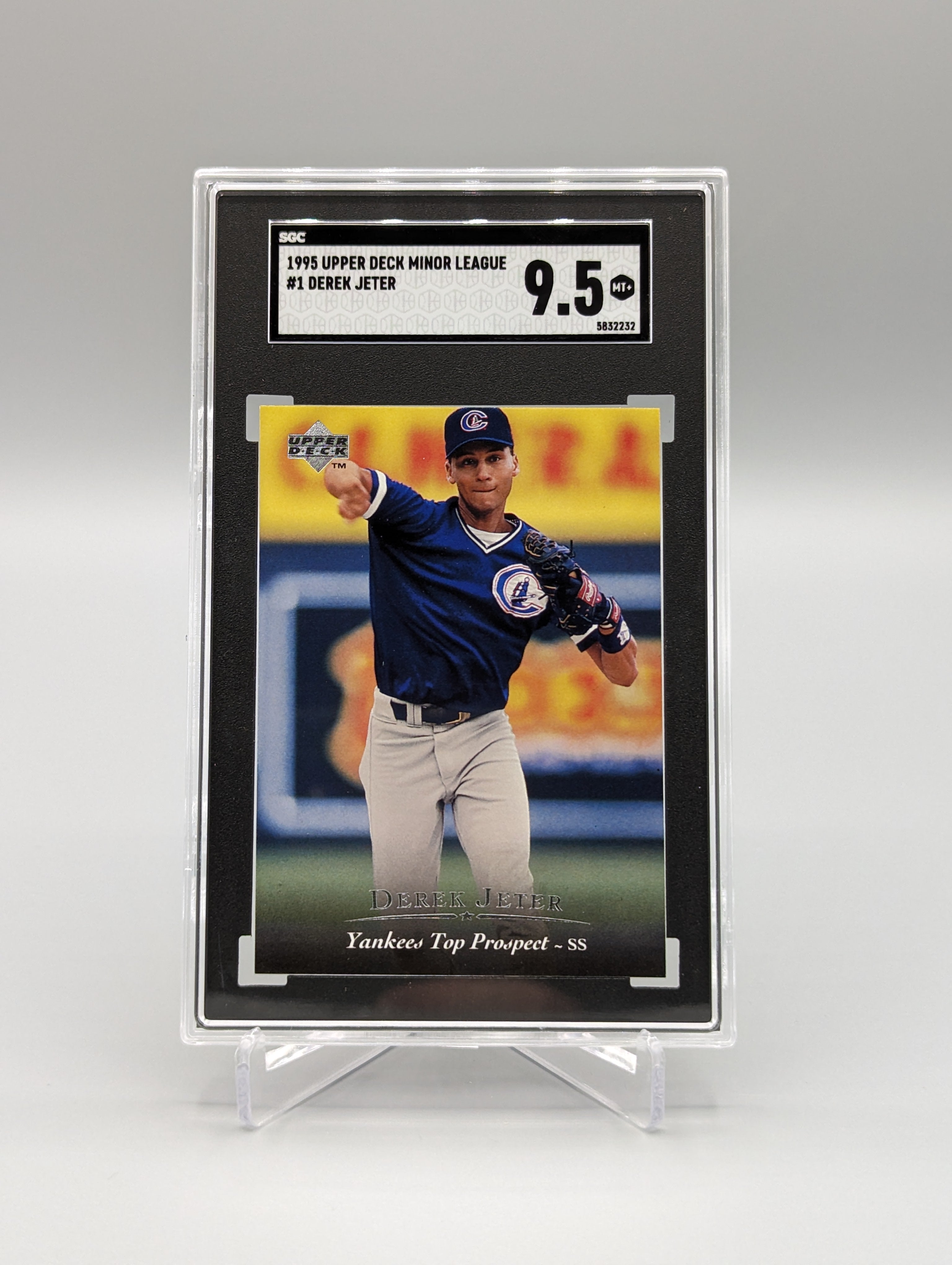 1995 Upper Deck Minor League #1 Derek Jeter Yankees