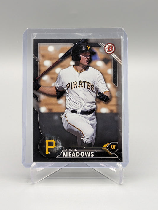 2016 Bowman Silver #BD-121 Austin Meadows #/499 Pirates