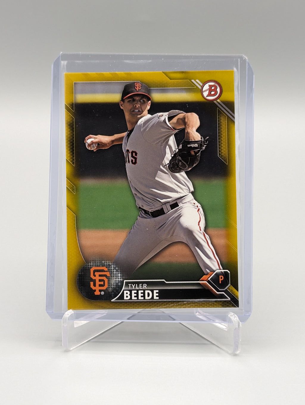 2016 Bowman Gold #BD-182 Tyler Beede Giants #/50