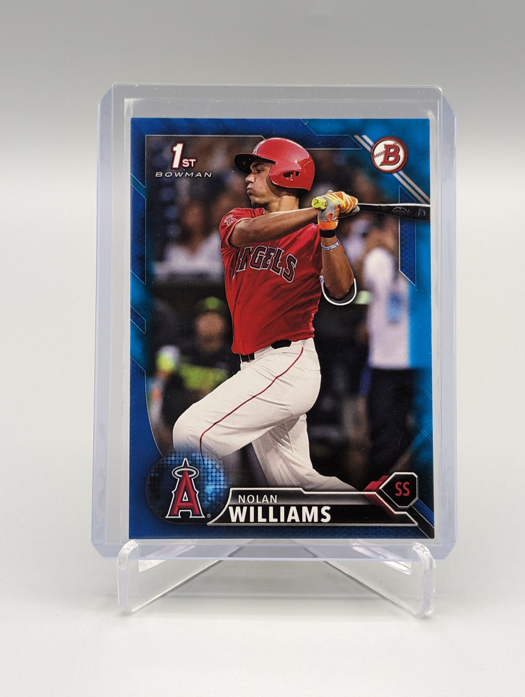 2016 Bowman Blue #BD-113 Nolan Williams #150 Angels