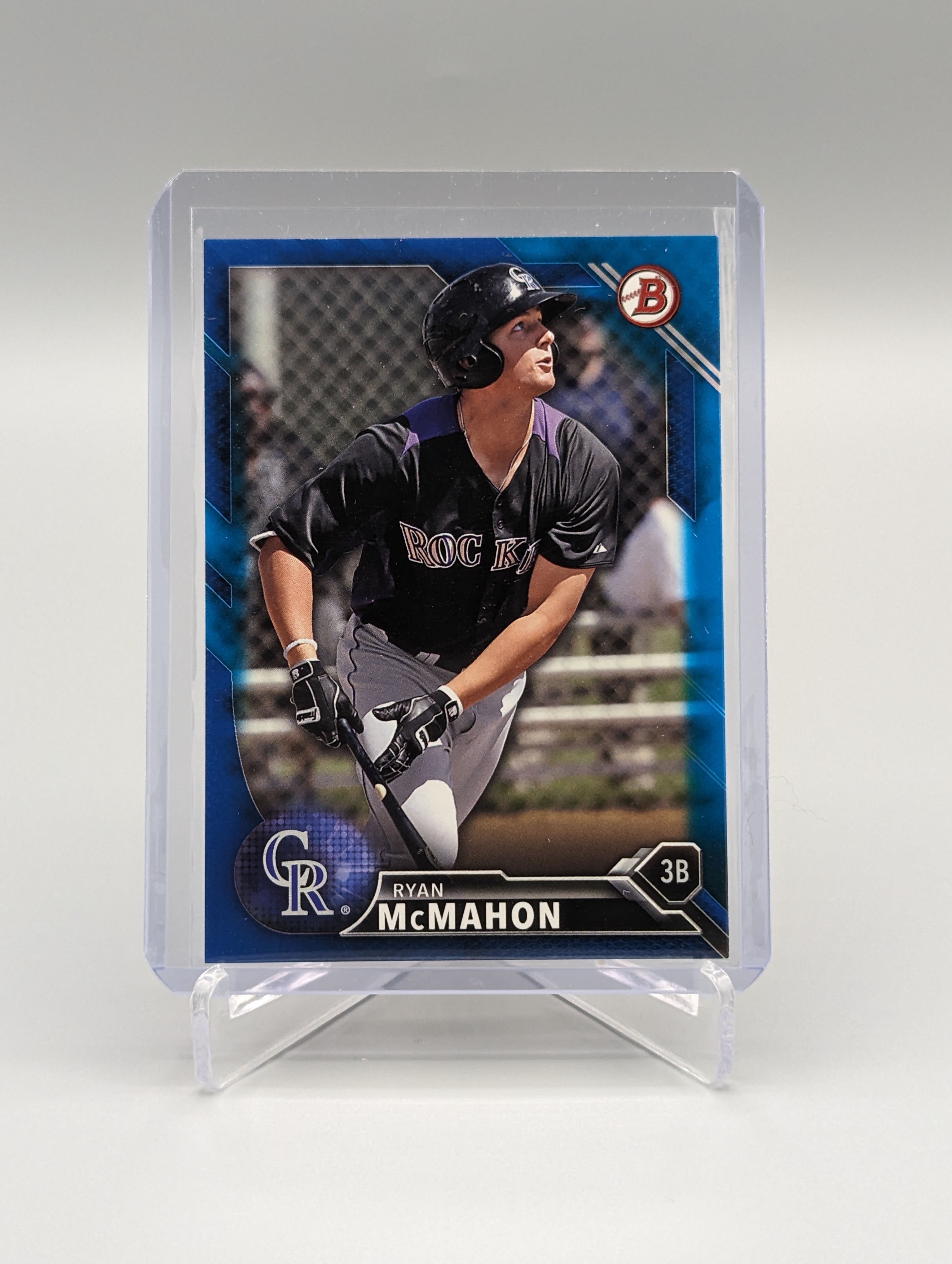 2016 Bowman Blue #BD-167 Ryan McMahon #/150 Rockies