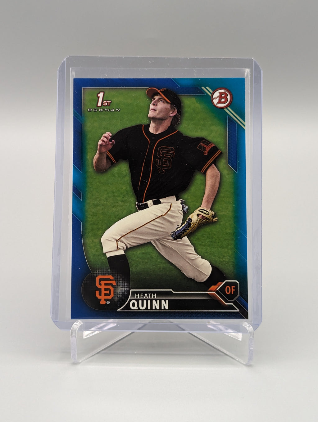2016 Bowman Blue #BD-44 Heath Quinn #/150 Giants