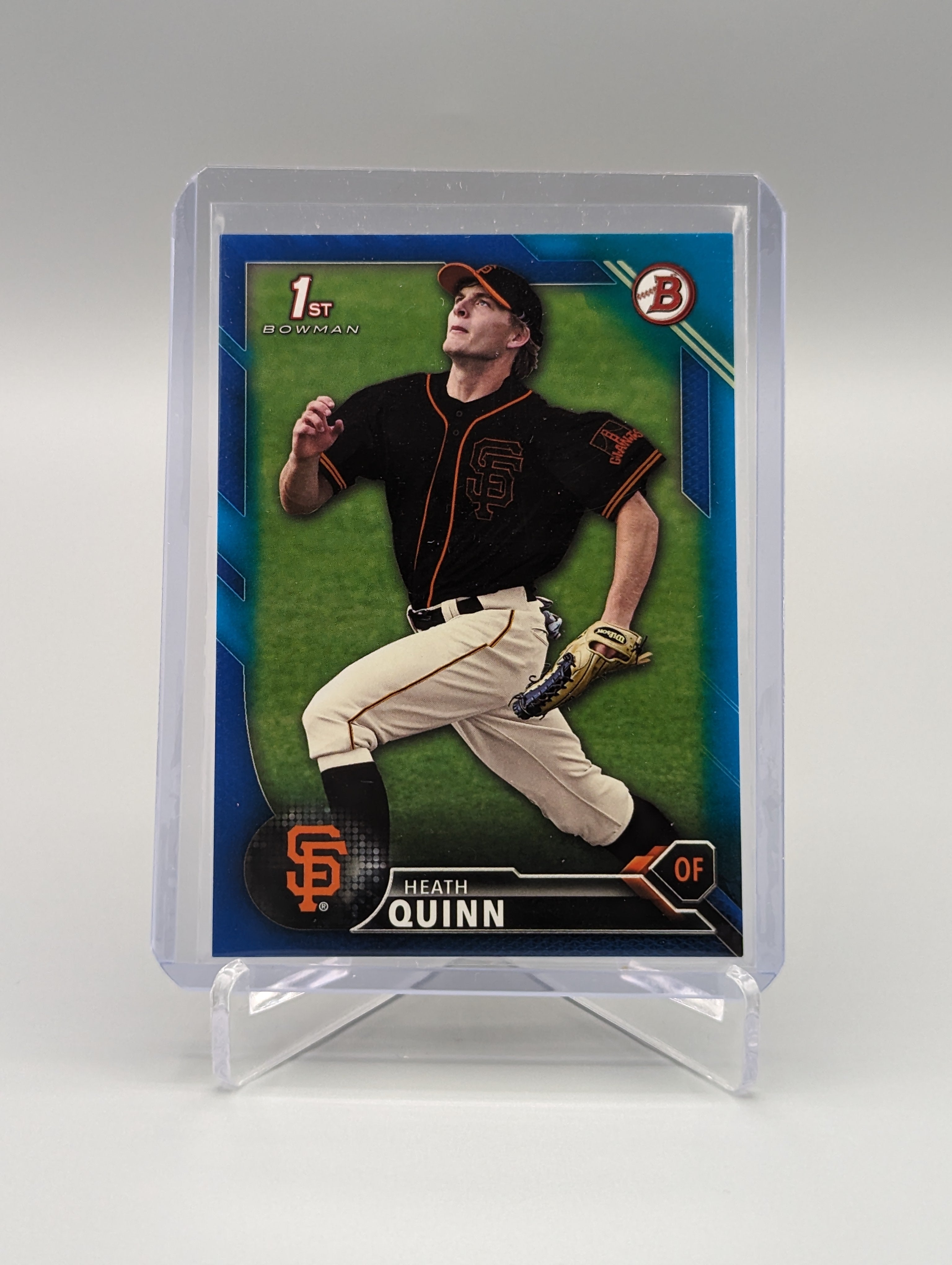 2016 Bowman Blue #BD-44 Heath Quinn #/150 Giants