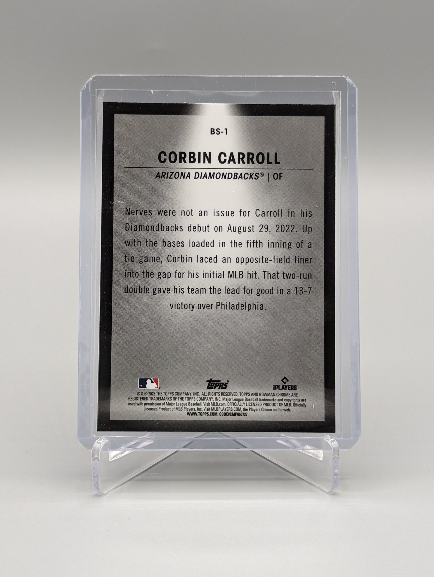 2023 Bowman Chrome Spotlights #BS-1 Corbin Carroll Diamondbacks