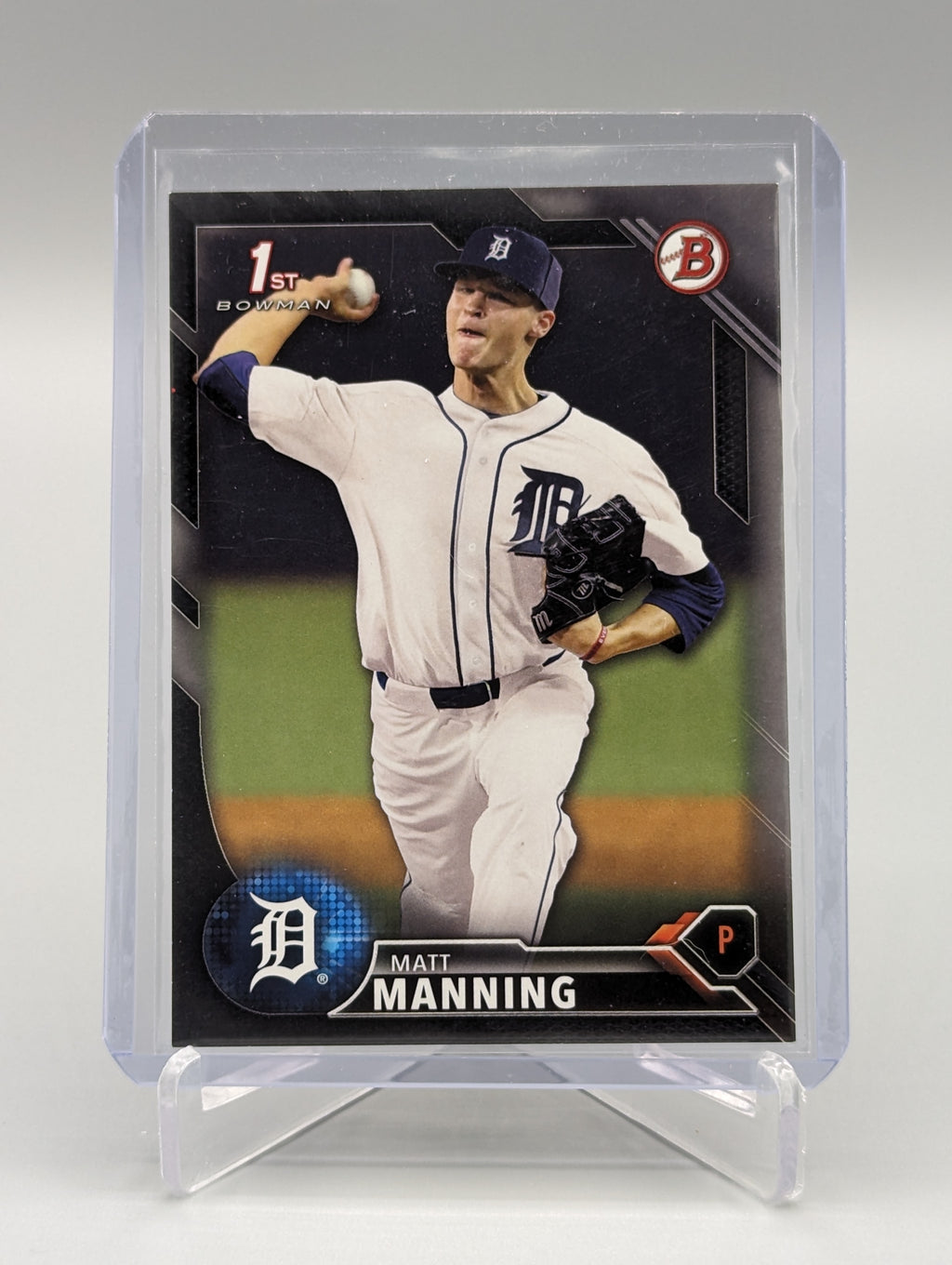 2016 Bowman Silver #BD-30 Matt Manning #/499 Tigers