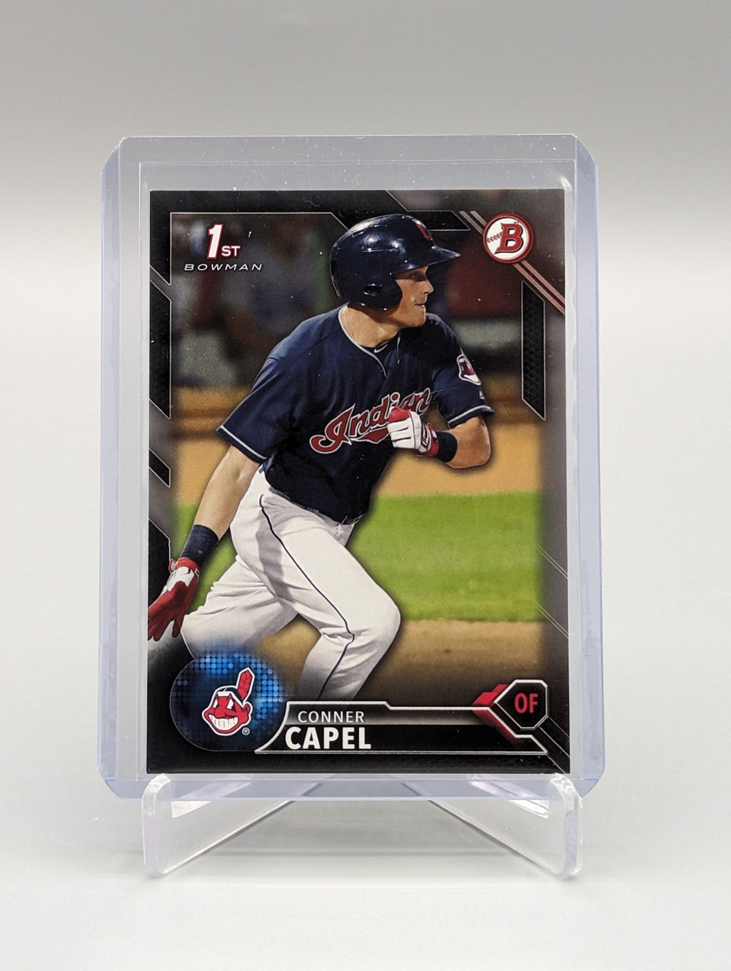 2016 Bowman Silver #BD-98 Conner Capel #/499 Indians