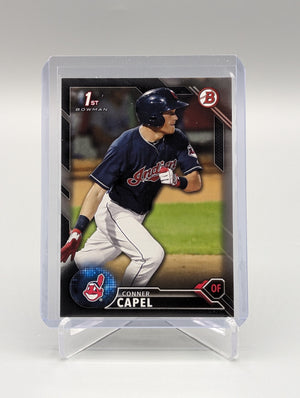 2016 Bowman Silver #BD-98 Conner Capel #/499 Indians