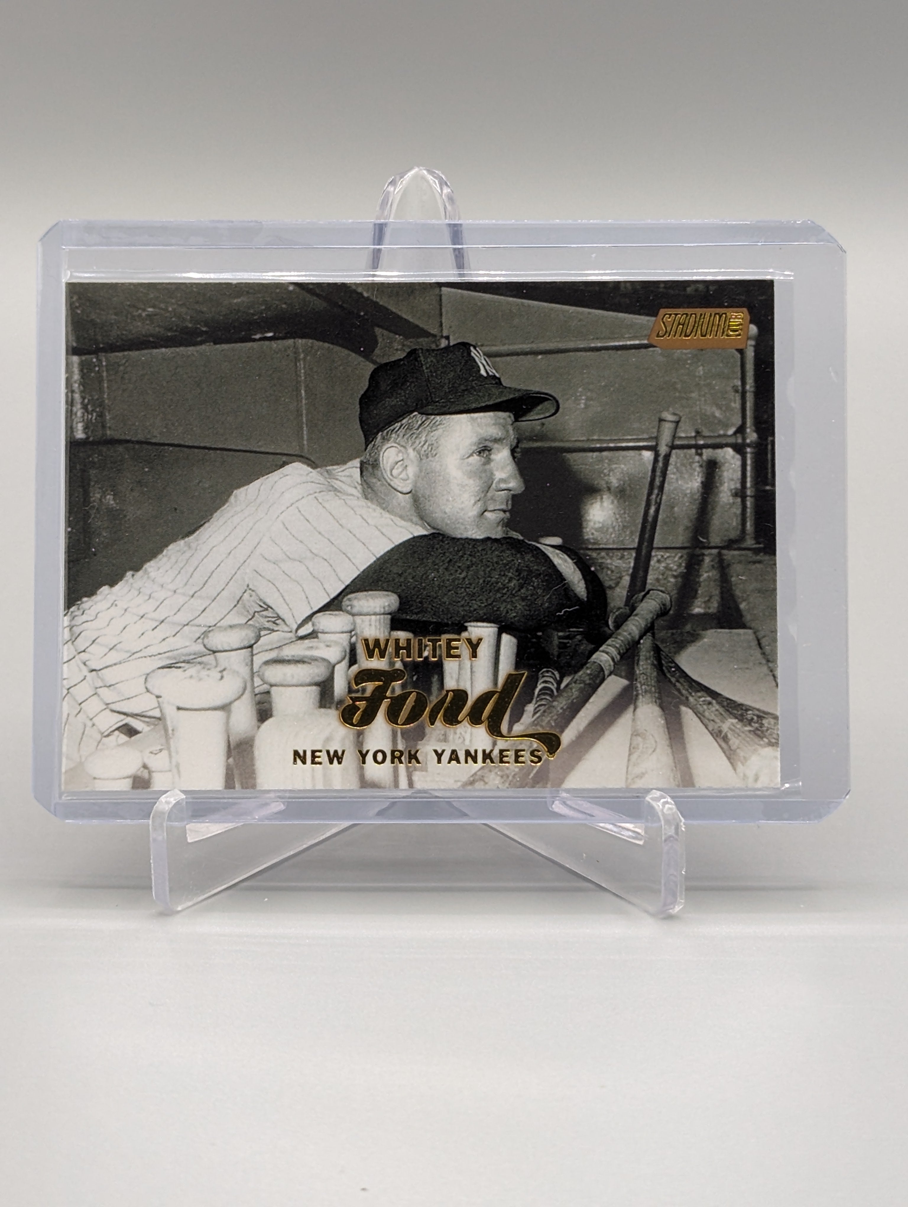 2017 Topps Stadium Club Gold #67 Whitey Ford Yankees