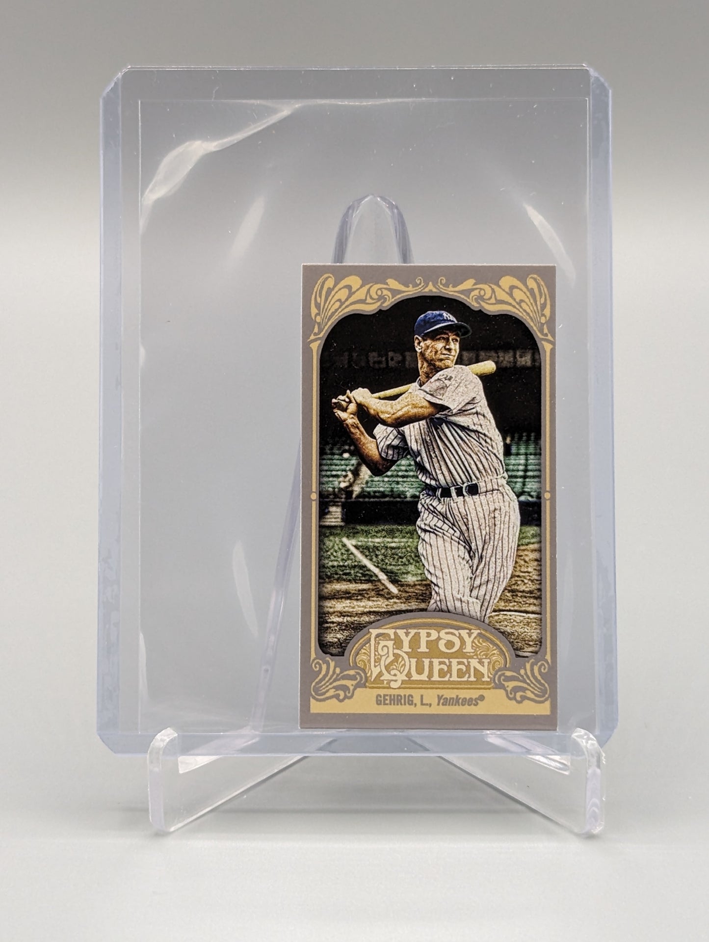 2012 Topps Gypsy Queen Mini Image Variation SP #236 Lou Gehrig Yankees