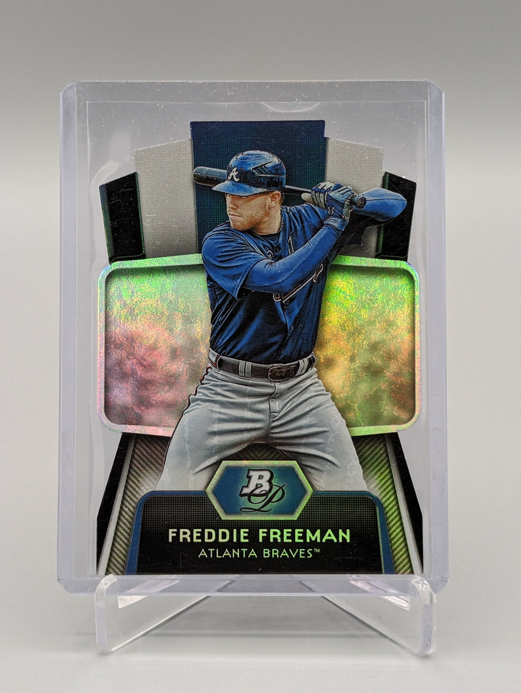 2012 Bowman Platinum Die Cut #CES-FF Freddie Freeman Braves