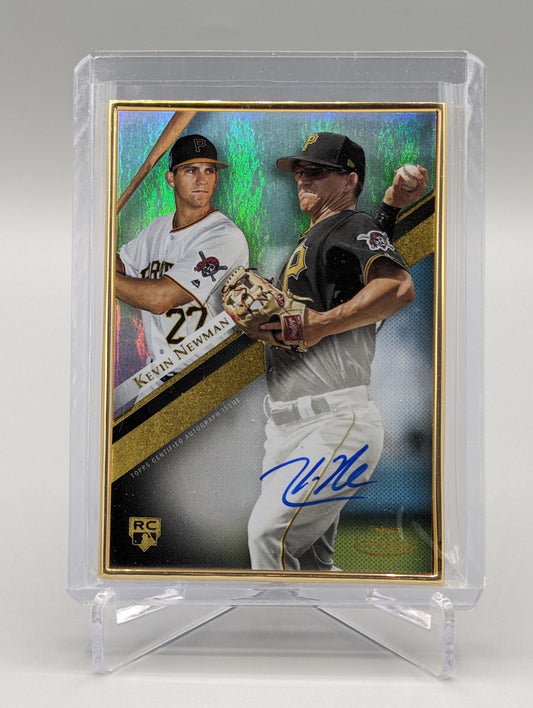 2019 Topps Gold Label Auto #GLA-KN Kevin Newman RC Pirates