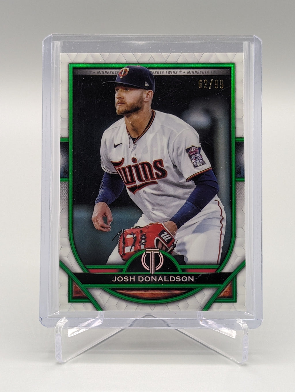 2021 Topps Tribute Green #74 Josh Donaldson #/99 Twins