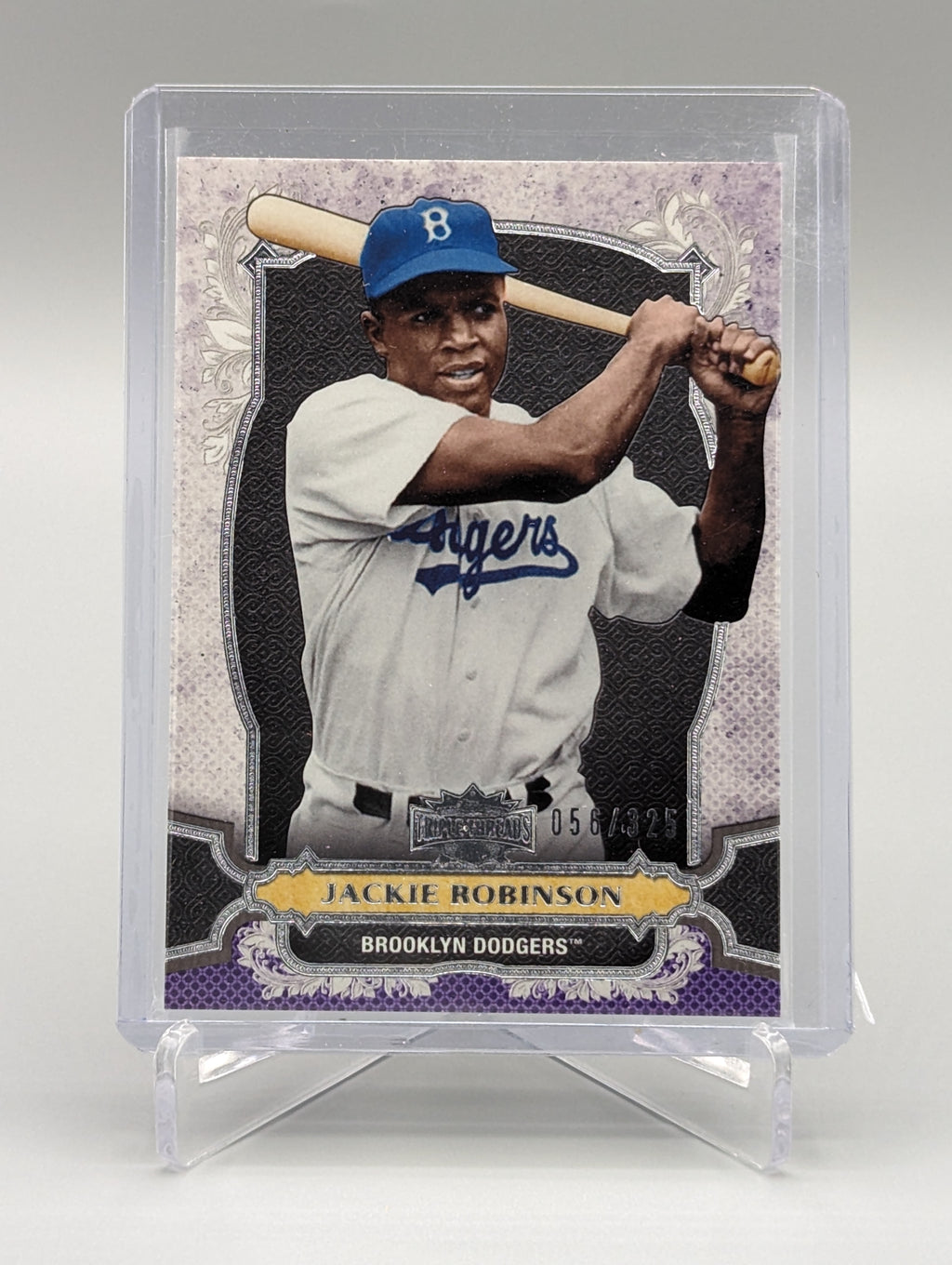 2014 Topps Triple Threads Amethyst #66 Jackie Robinson #/325 Dodgers