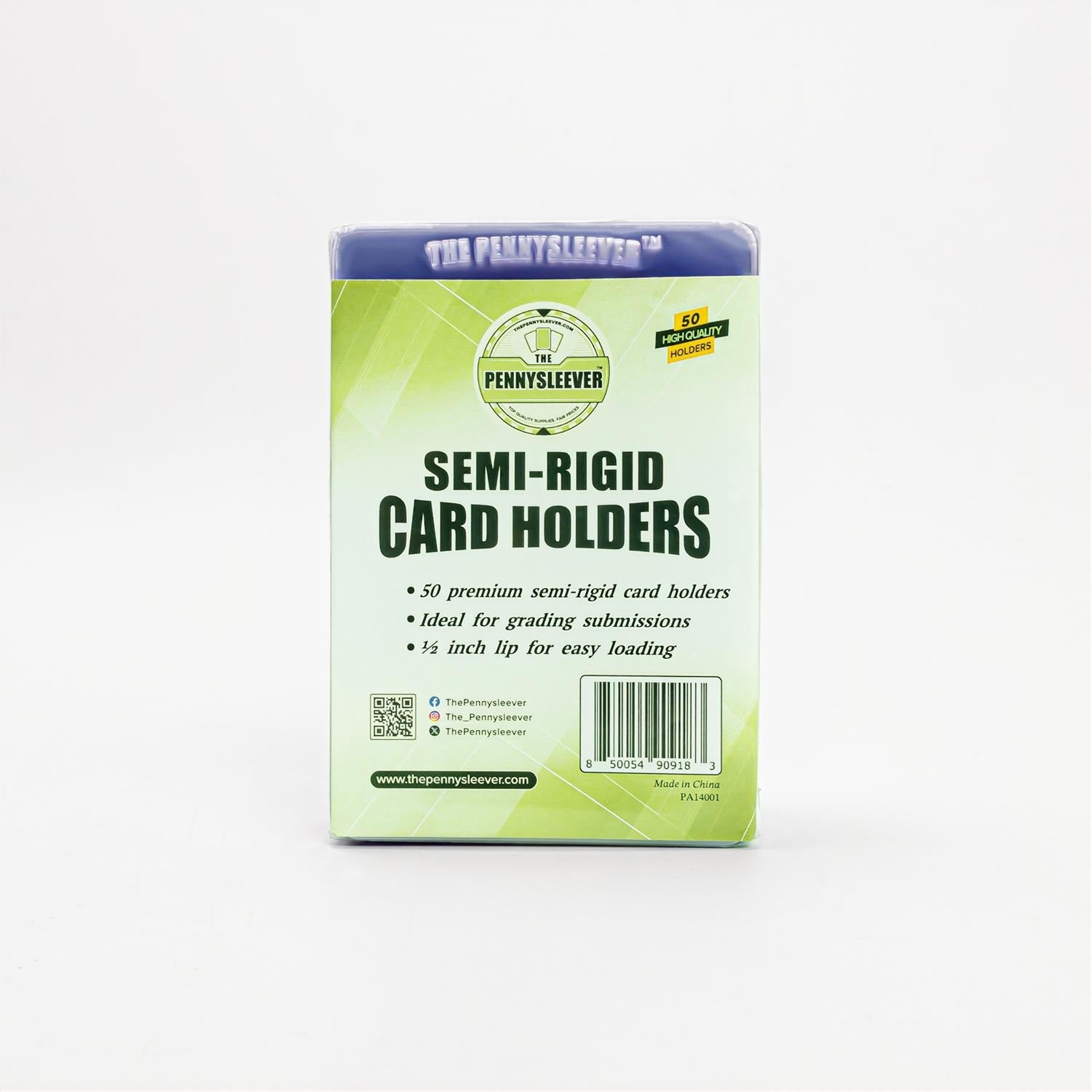 Semi-Rigid Card Holder #1 (3⁵⁄₁₆'' x 4⁷⁄₈'') (50 count)
