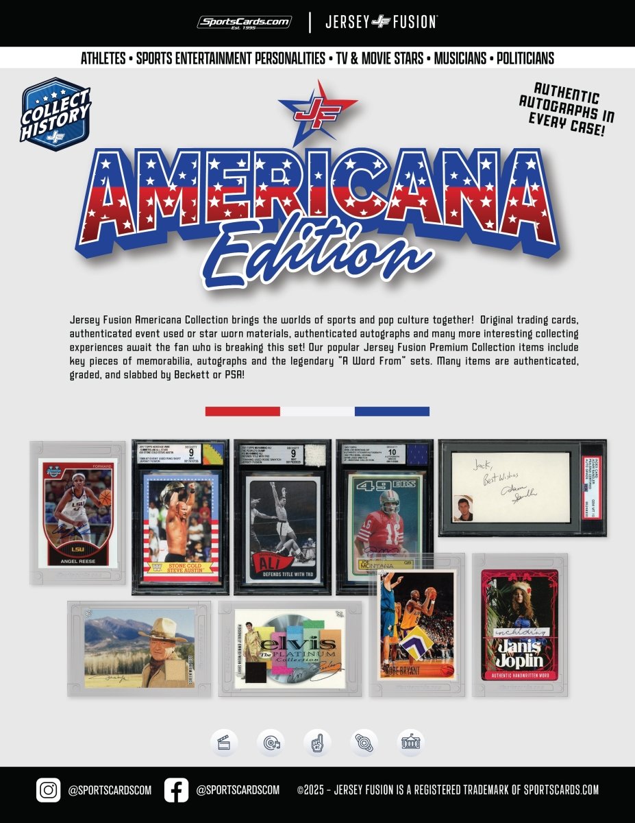 Jersey Fusion Americana Edition Case - (32) Boxes